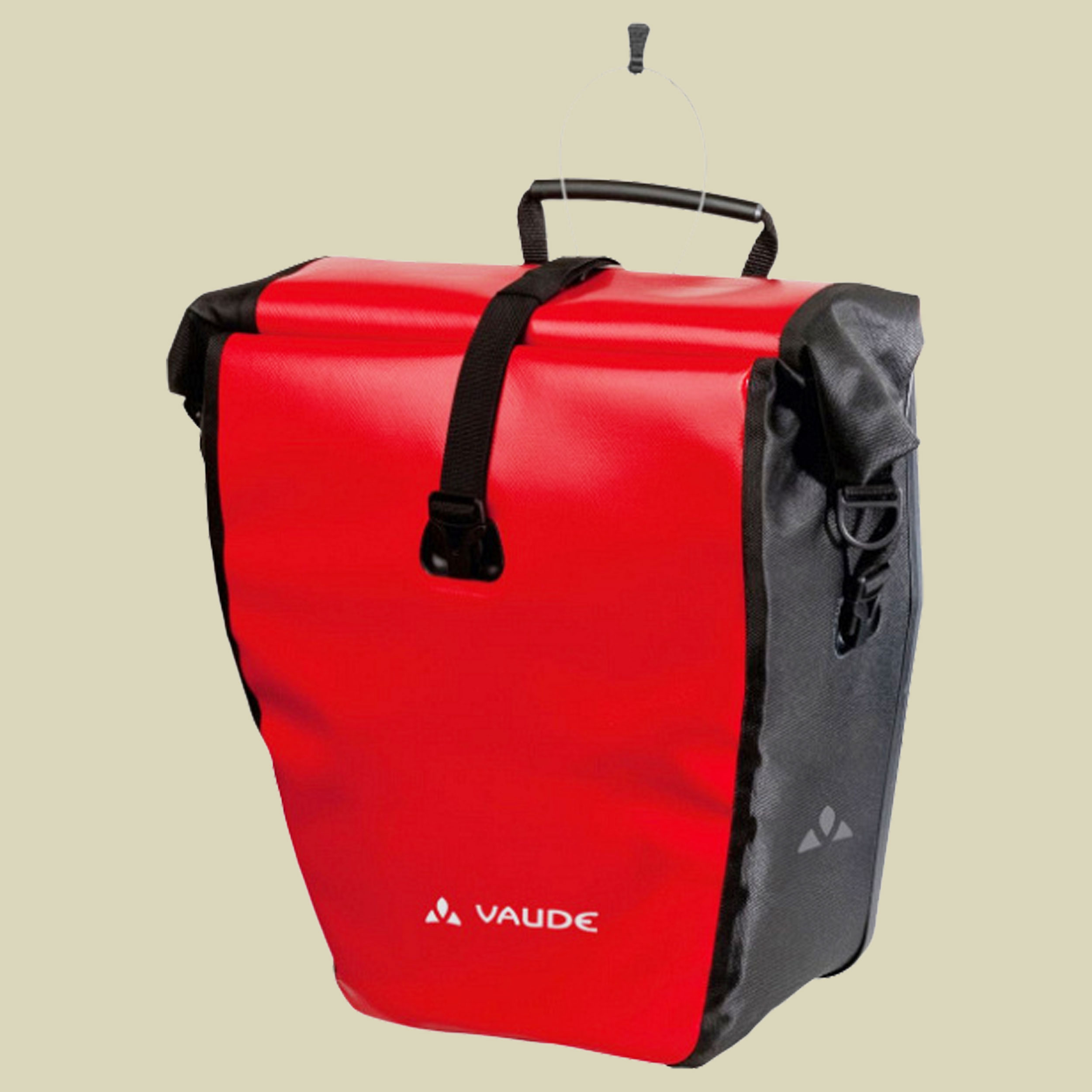 Aqua Back Hinterradtasche Volumen 48 Farbe red/black