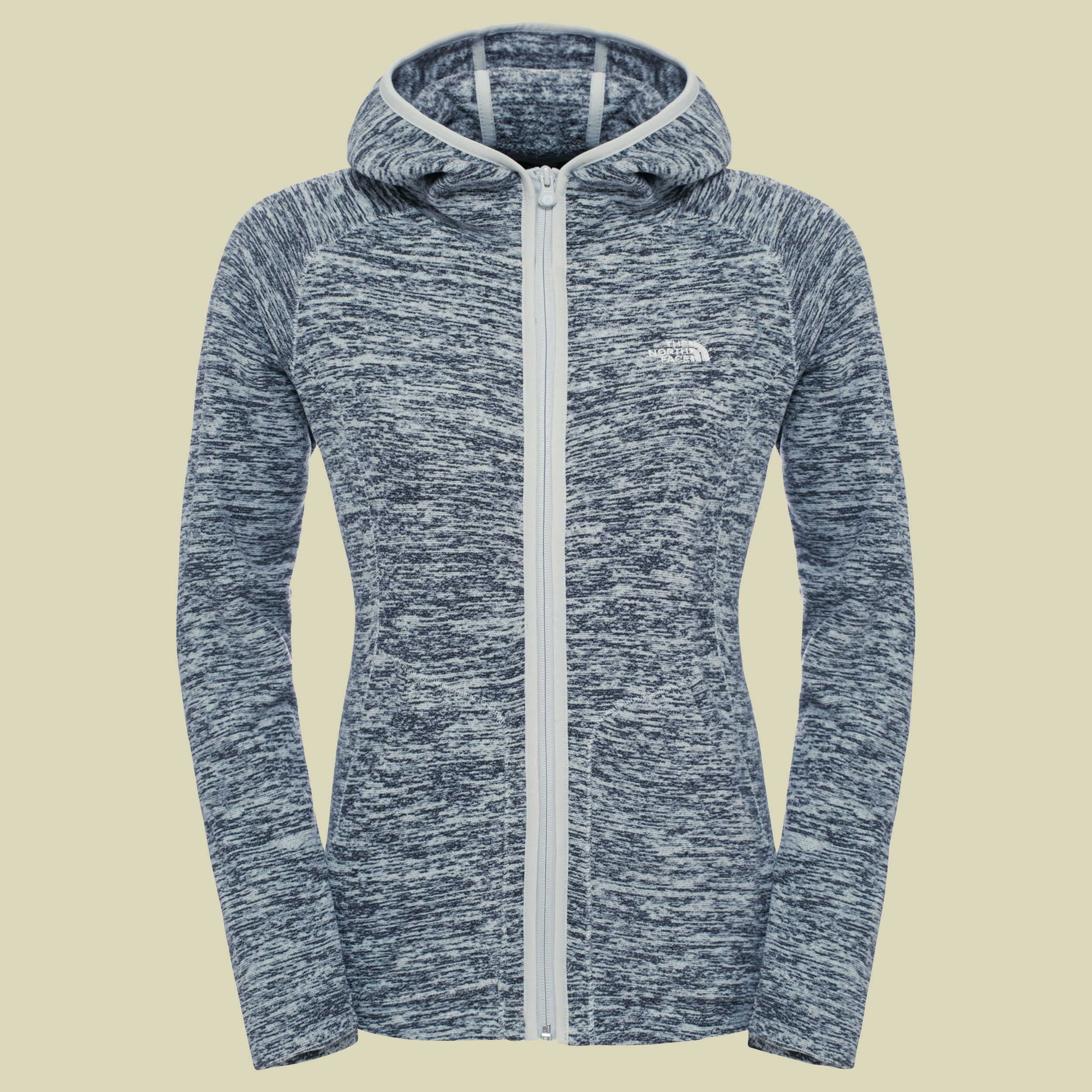 Nikster Full Zip Hoodie Women Größe XS Farbe high rise grey black heather