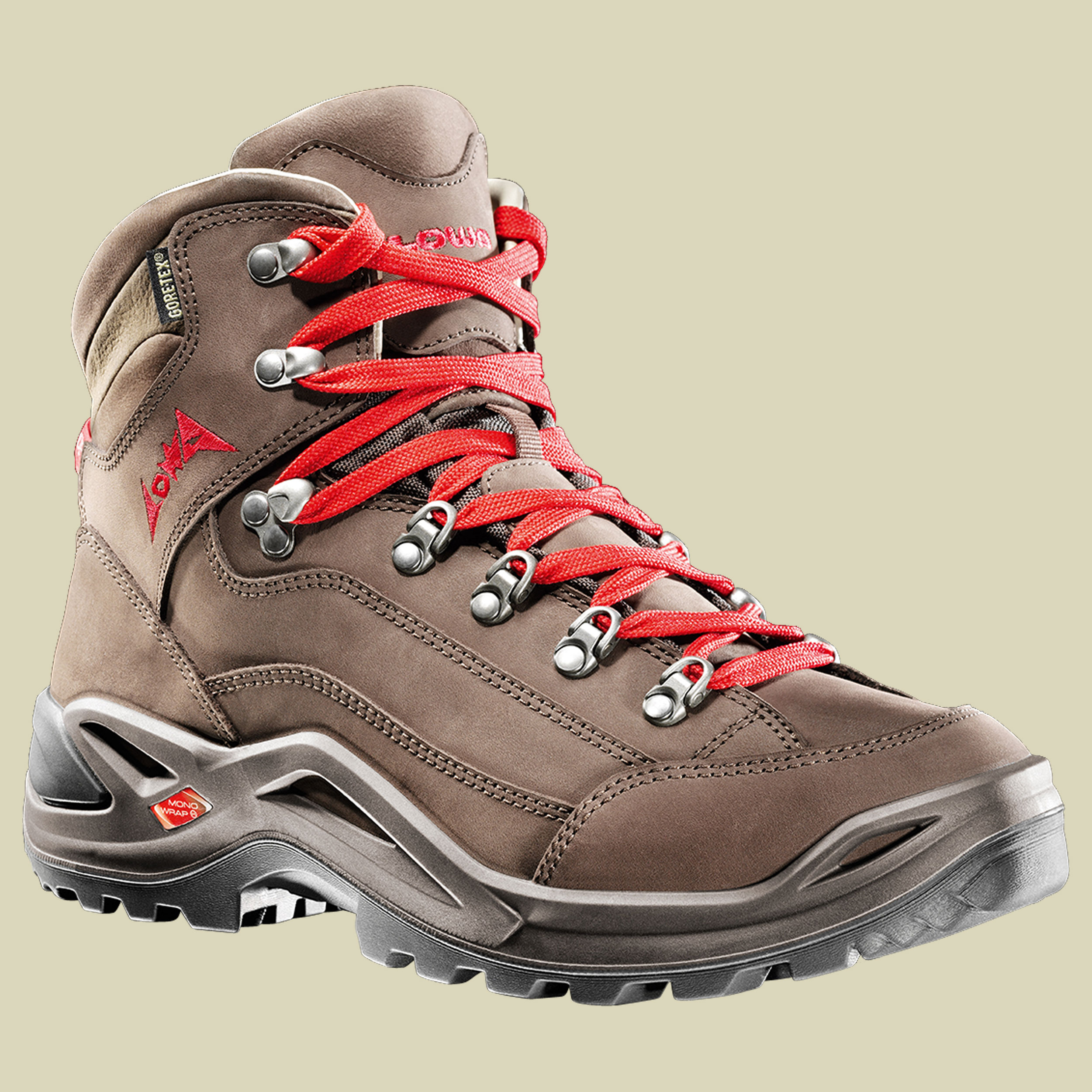 Renegade 90 GTX Mid Women Größe UK 5 Farbe braun rot