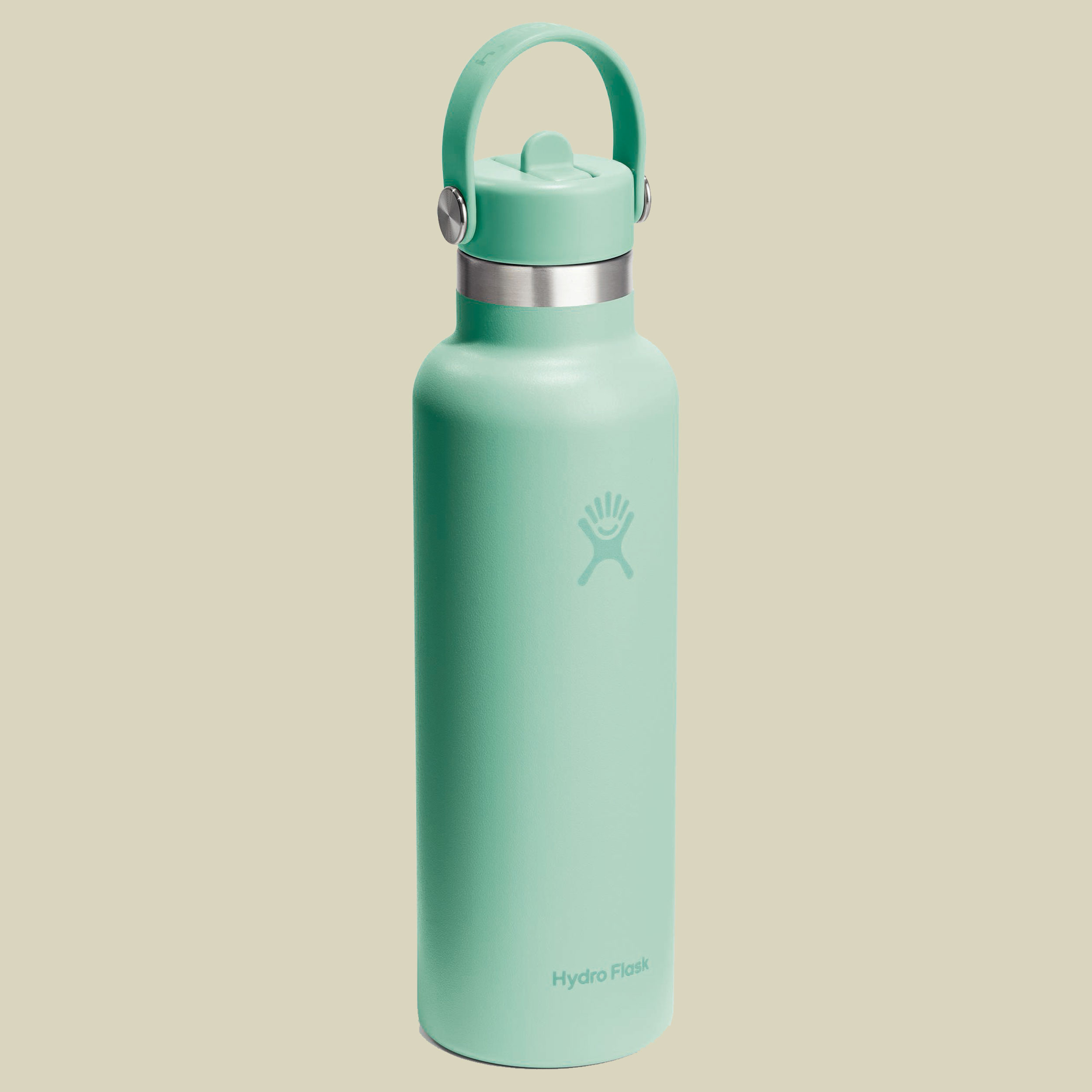 Hydro Flask 21 oz Standard Mouth w. Flex Straw Cap grün1 621 - mermaid green
