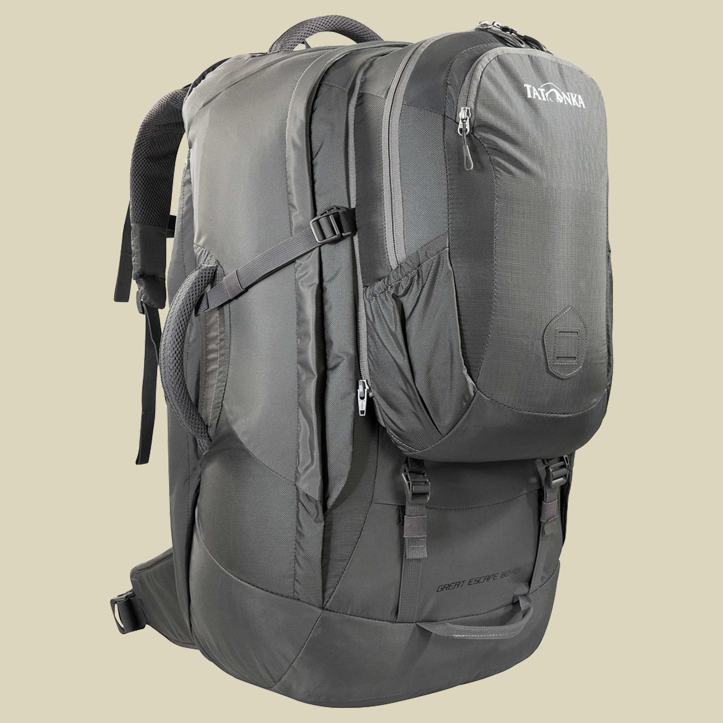 Great Escape 60+10 Volumen 60 L + 10 L Farbe titan grey