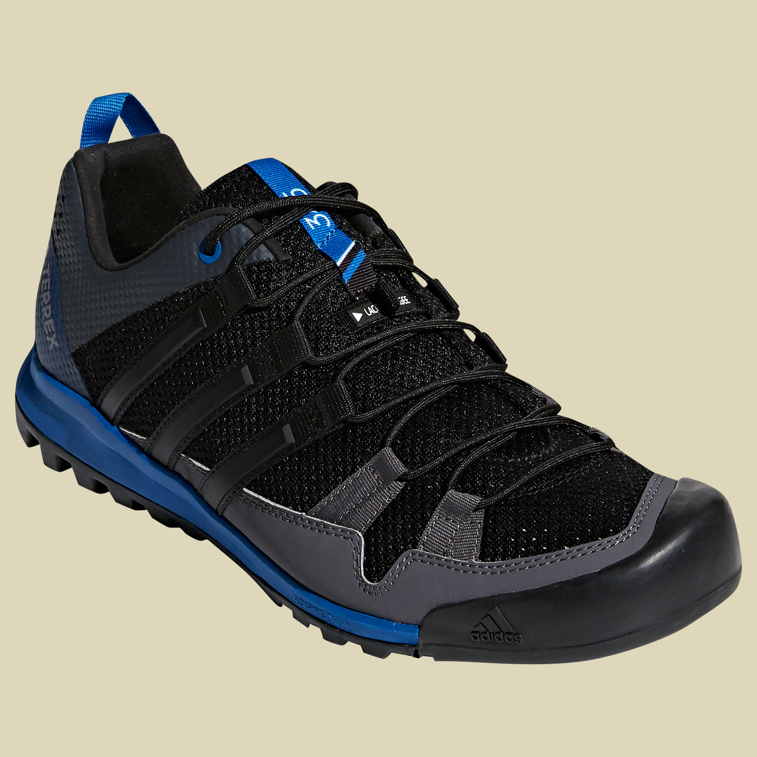 Terrex Solo Men Größe UK 9,5 Farbe core black/core black/blue beauty