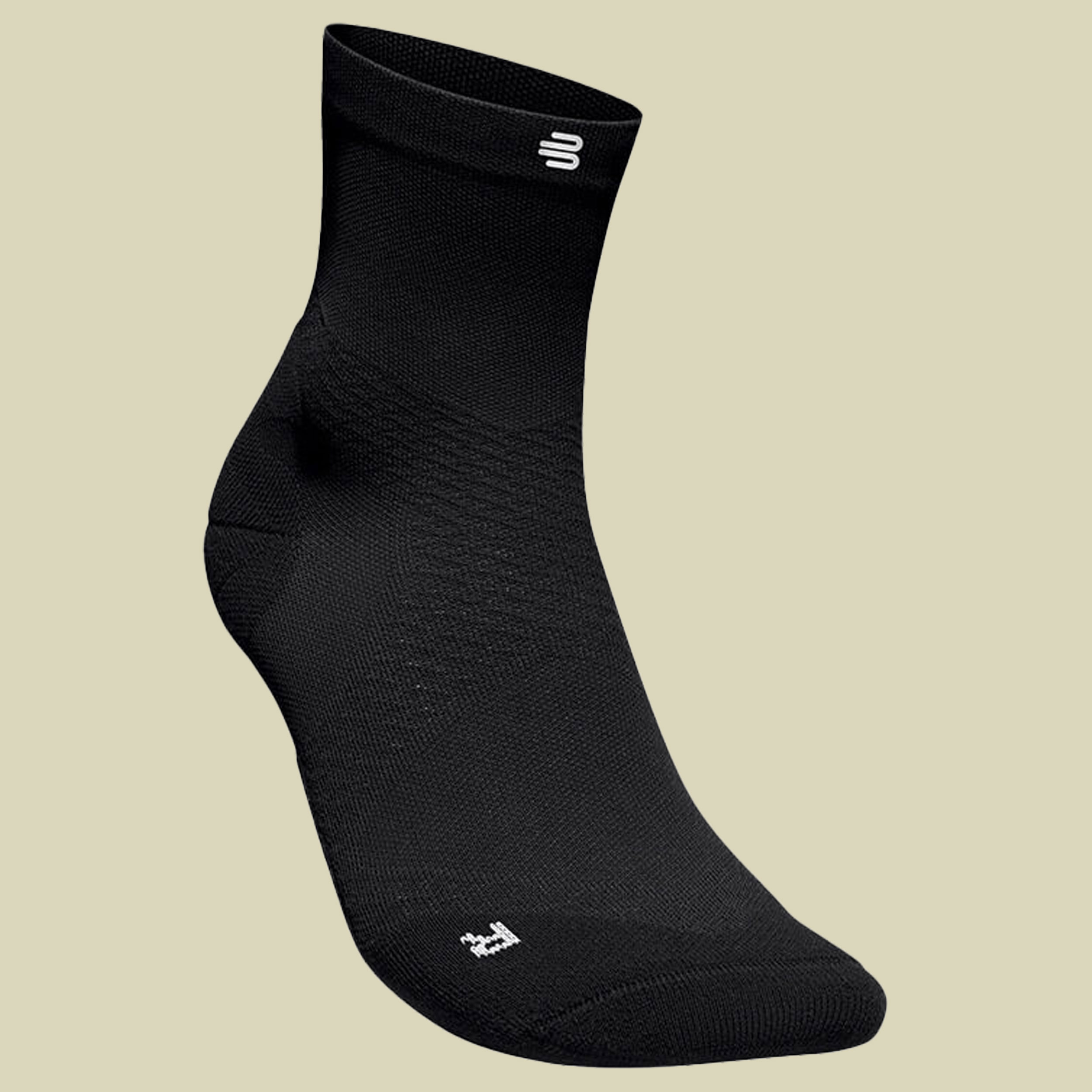 Run Ultralight Mid Cut Socks Women 41-43 schwarz -- black