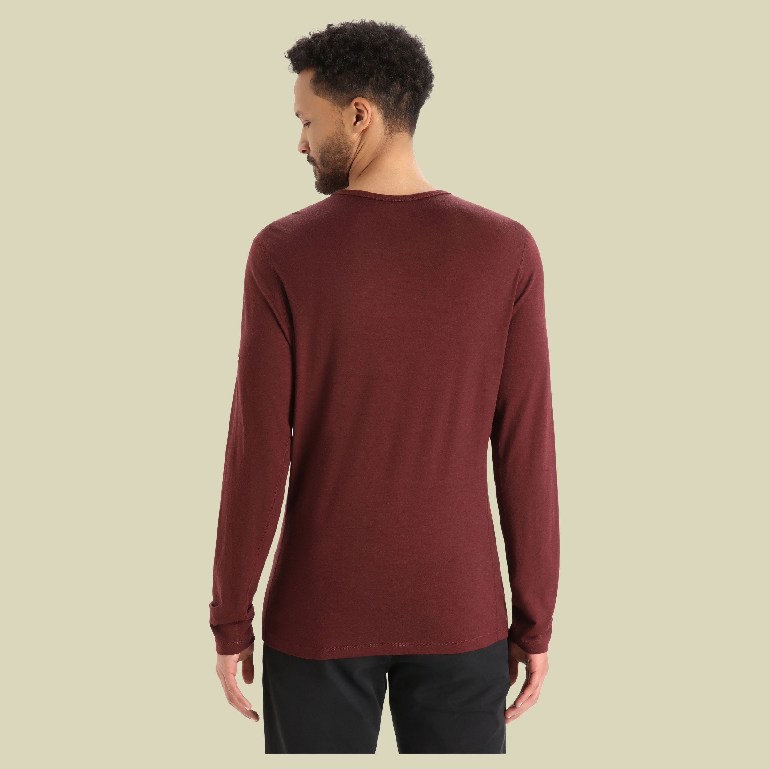 200 Oasis LS Crewe Last Run Men Größe M  Farbe espresso