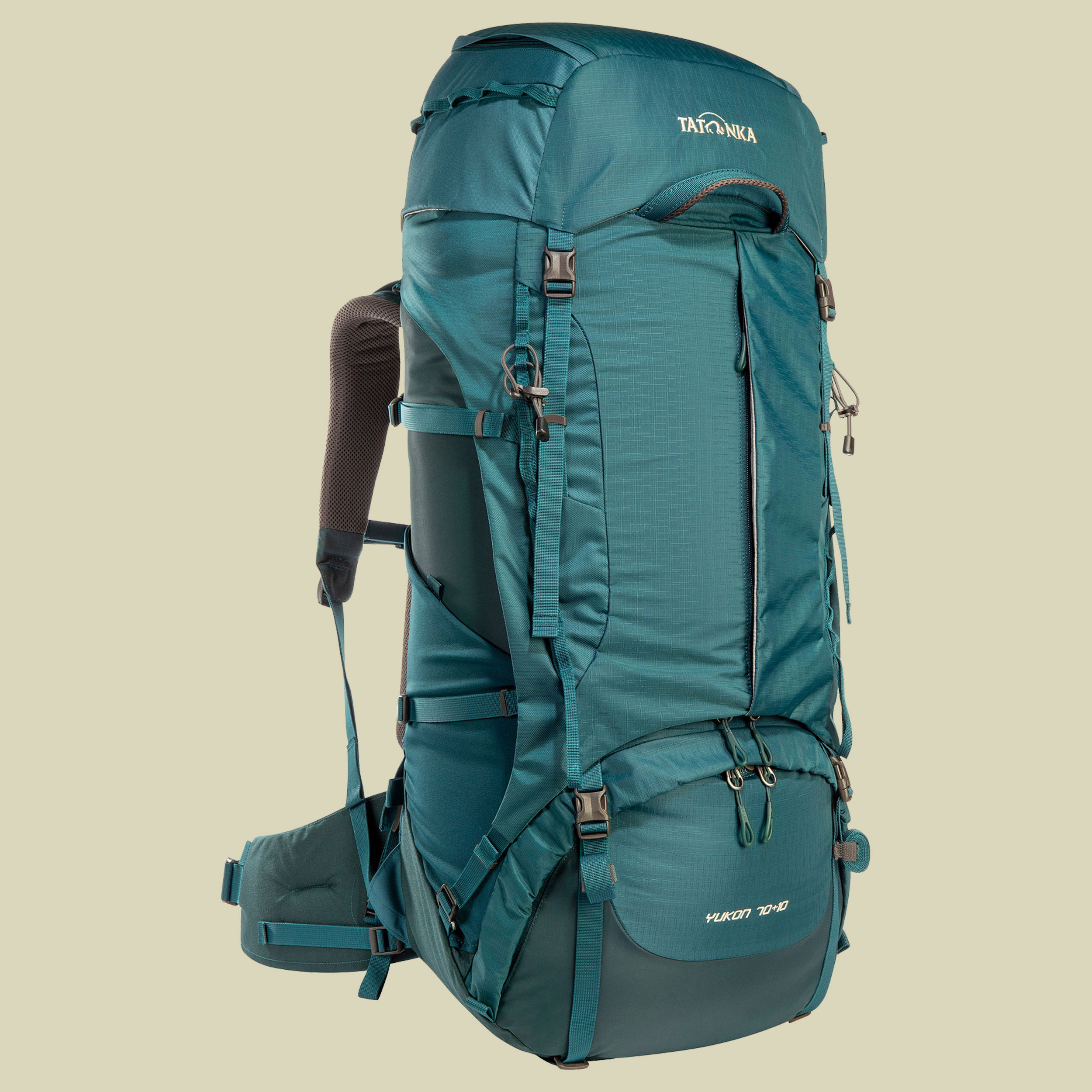 Yukon 70+10  Volumen 70 L + 10 L Farbe teal green / jasper