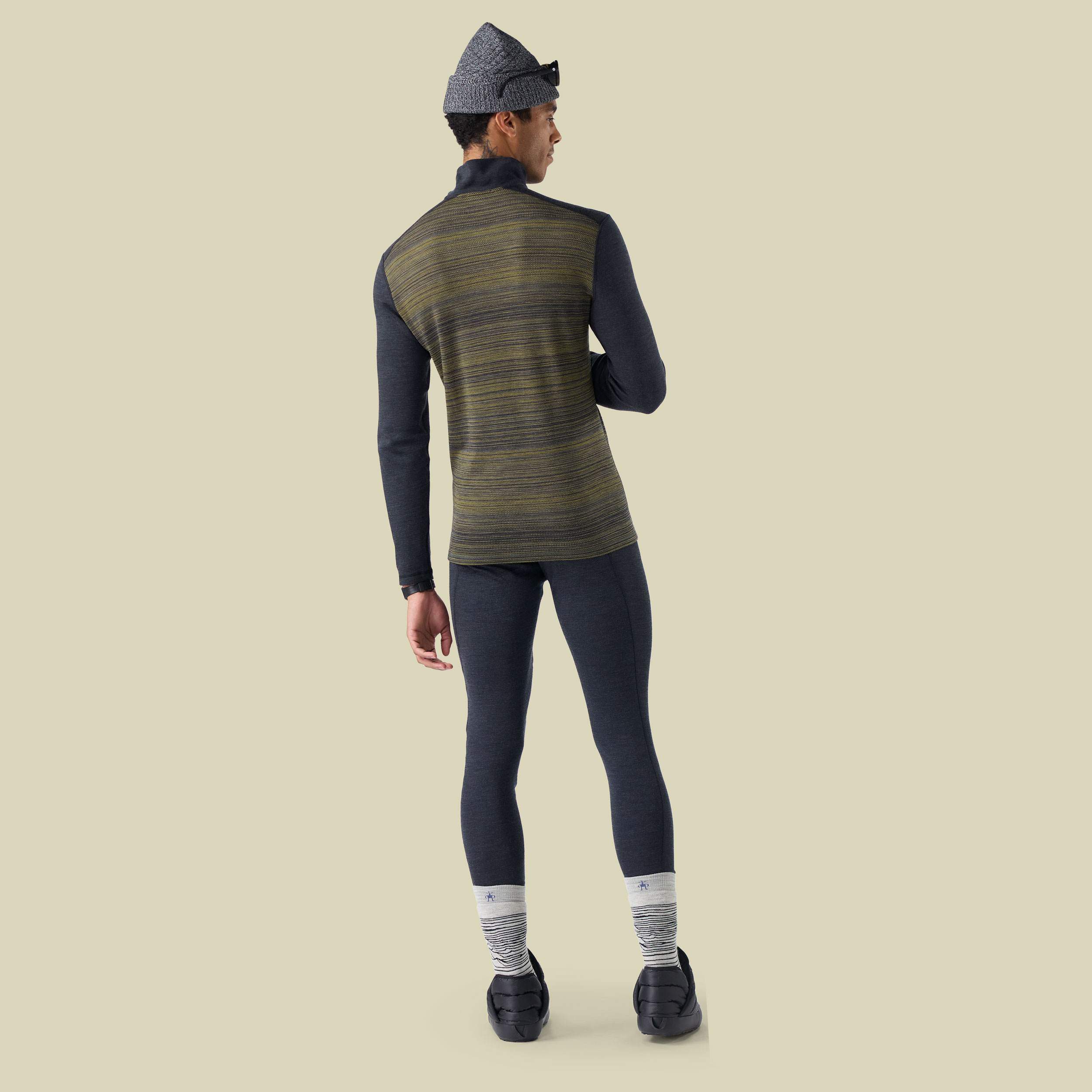 Classic Thermal Merino Baselayer 1/4 Zip Men XL mehrfarbig - bronze color shift