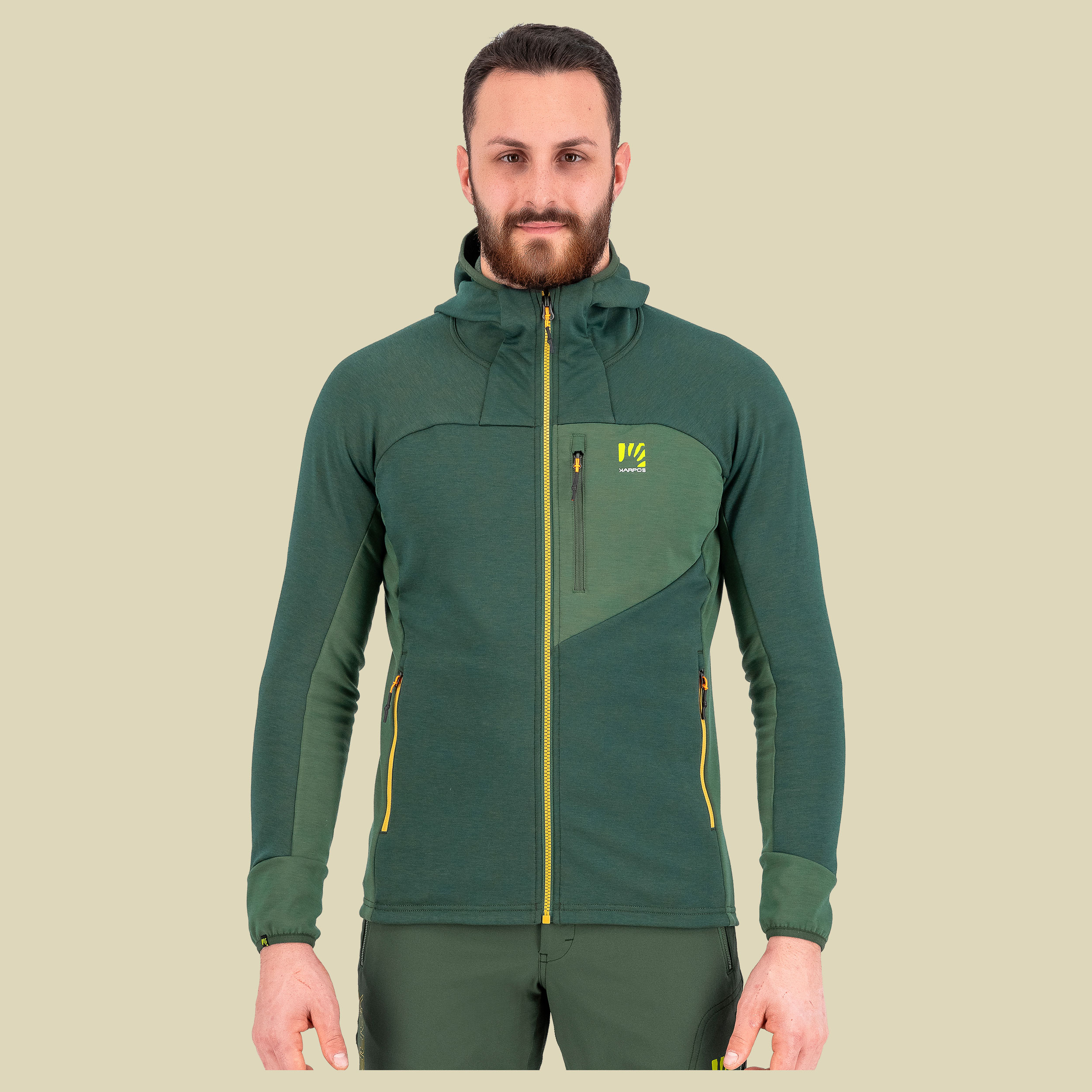 Mezzodi Hoodie Men Größe M  Farbe jungle green/smoke pine