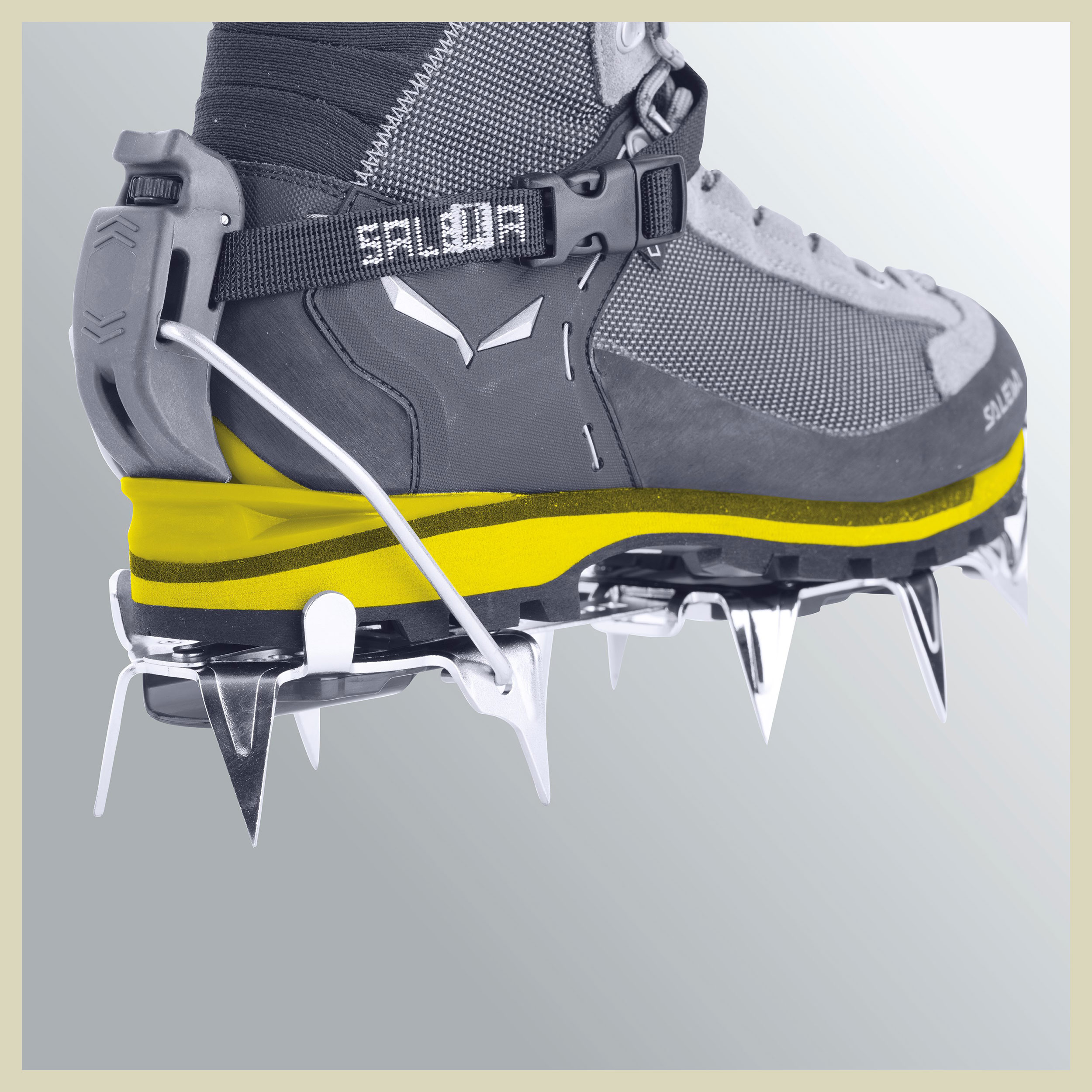 Alpinist Step-In Farbe: steel/blue
