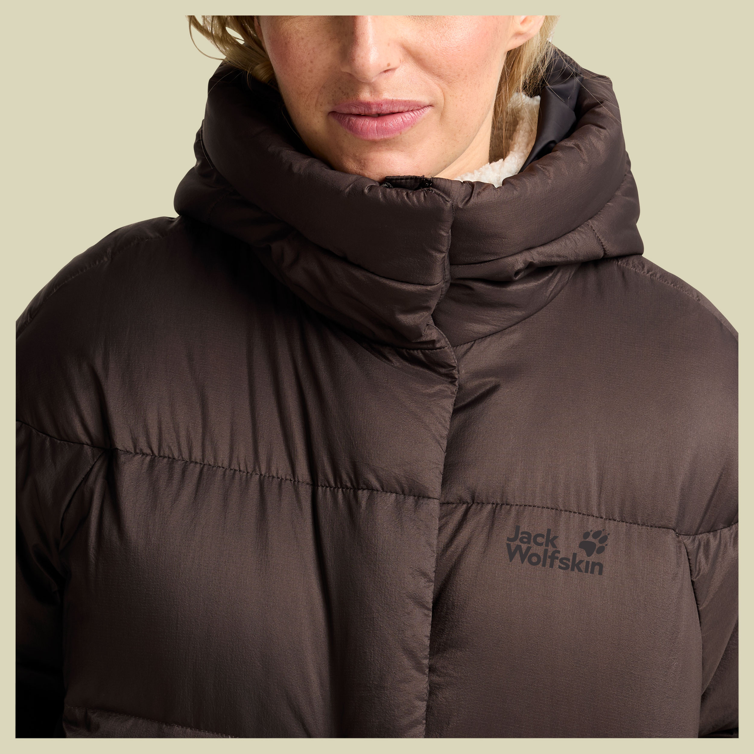 Icy Hill Coat Women XL braun- peat