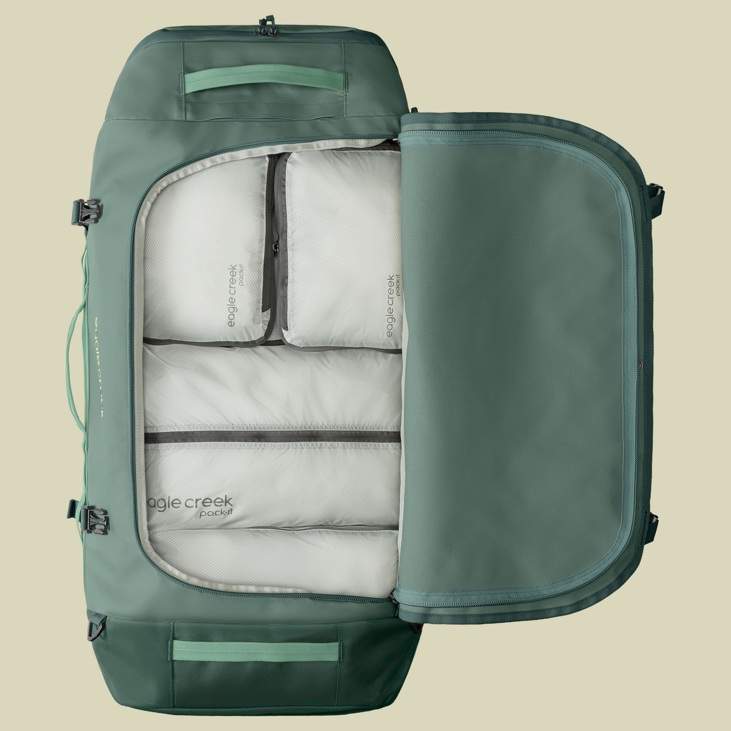 Cargo Hauler Rolling Duffel 130L grün - sycamore green
