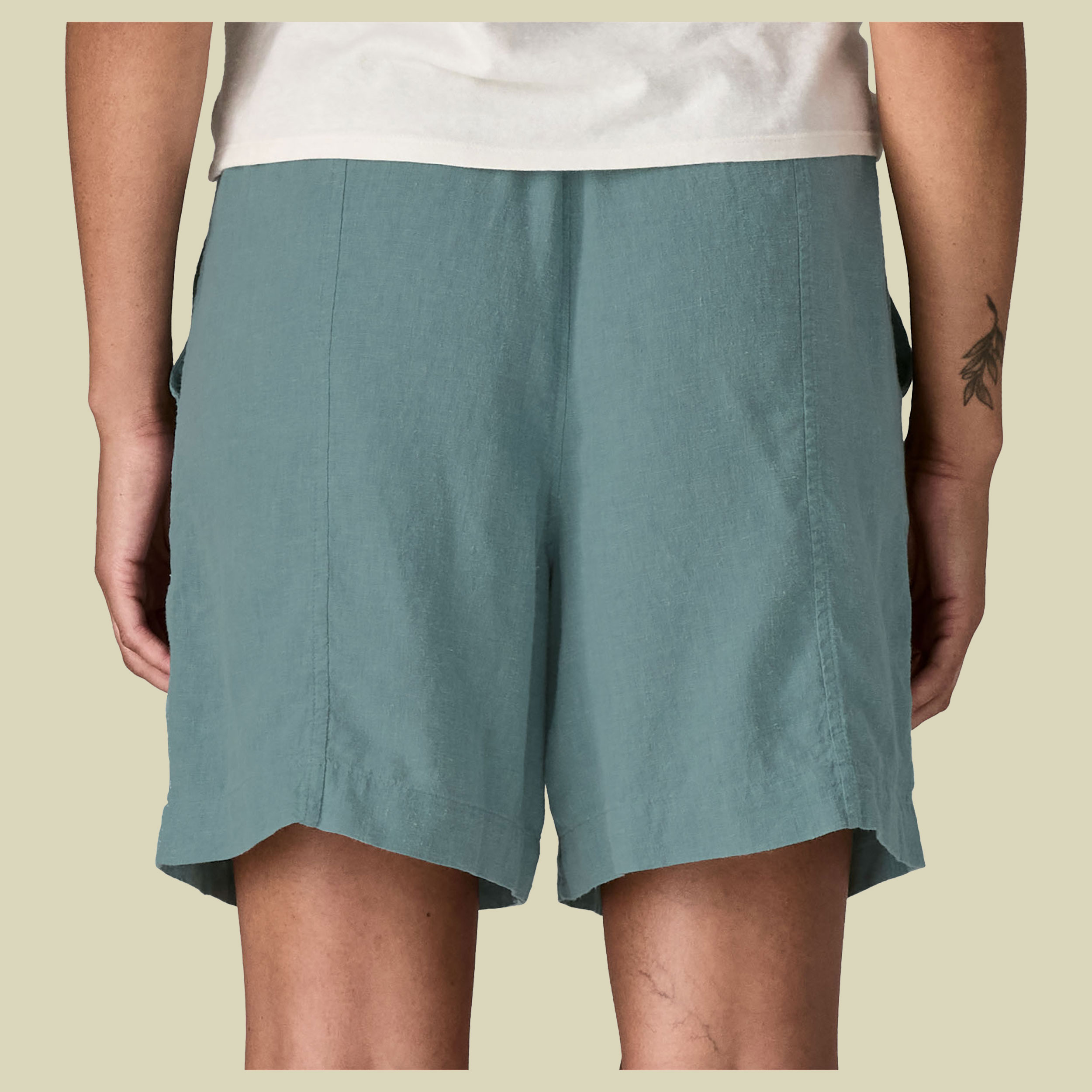 Garden Island Long Shorts Women XS türkis- Whole Weave: Blue Sage