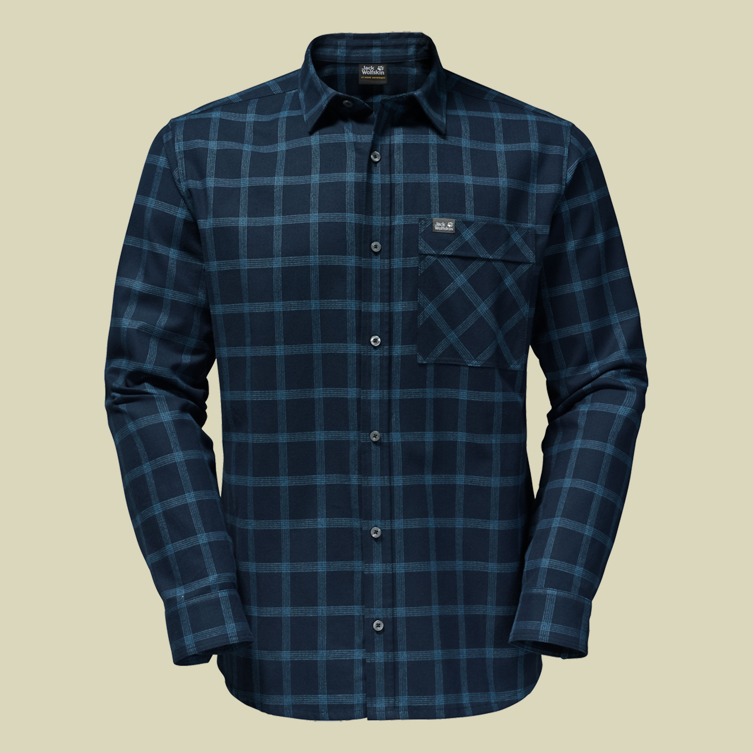 Glacier Shirt Men Größe S Farbe night blue checks