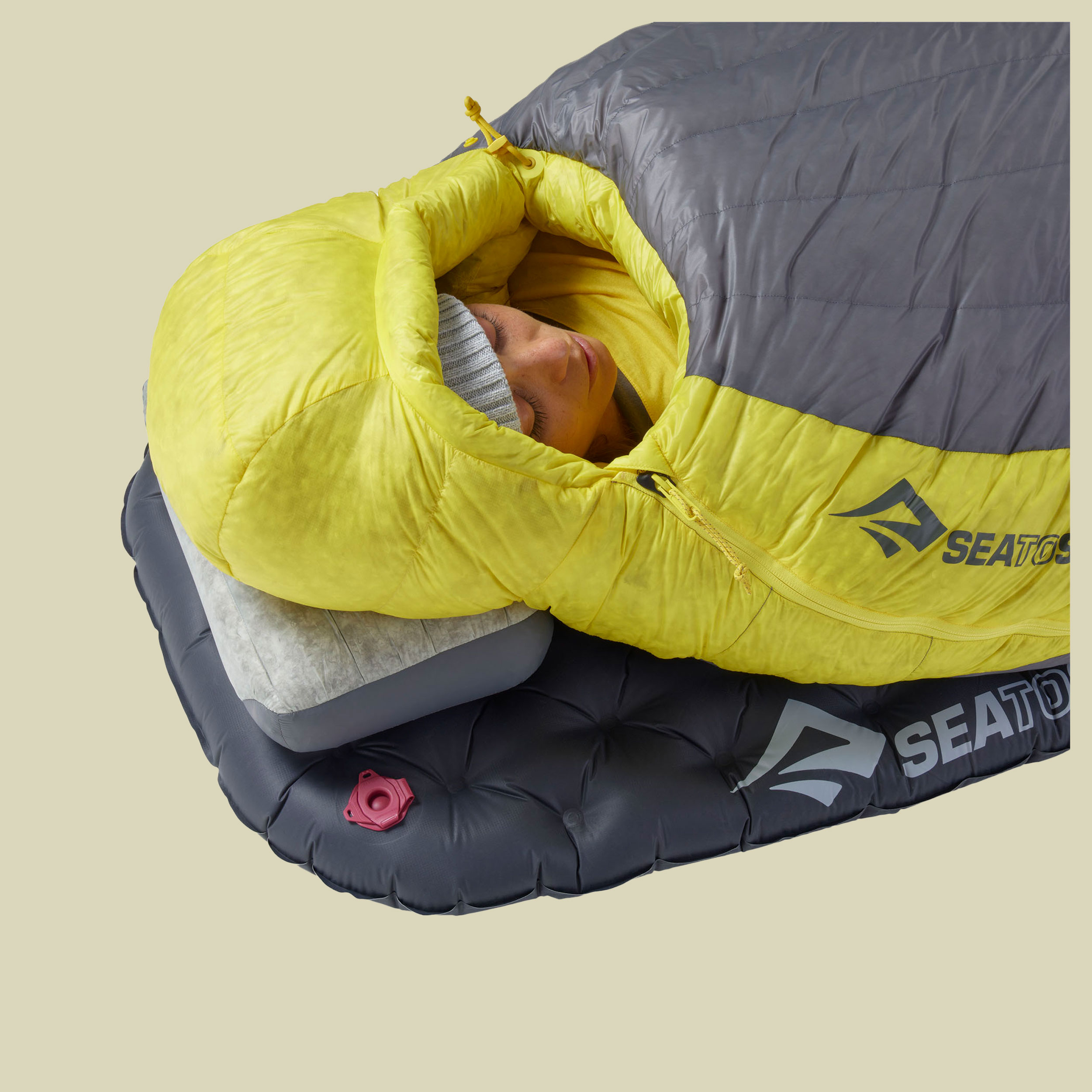 Spark Women´s Down Sleeping Bag -9C 185 cm grau - Farbe pewter grey