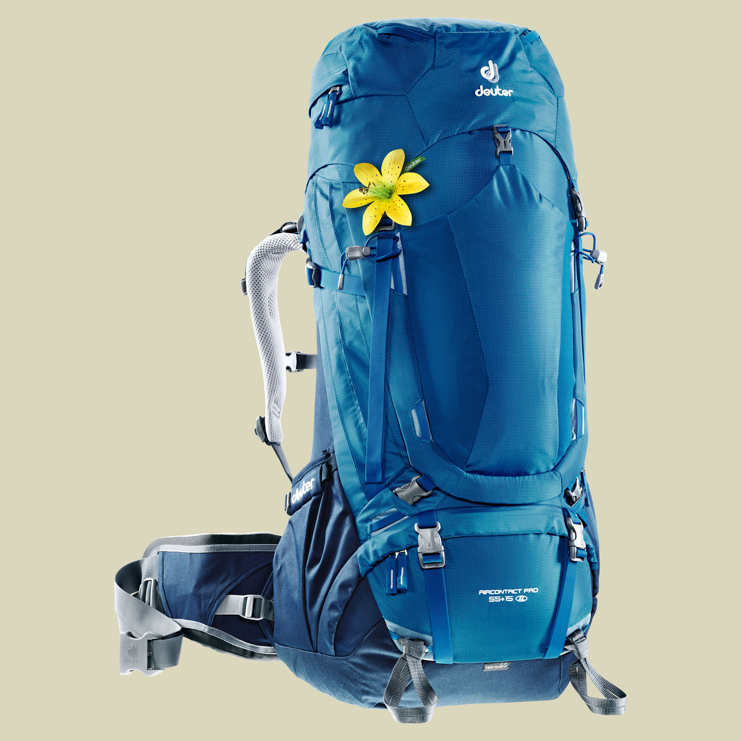 Aircontact Pro 55 + 15 SL Volumen 55 L + 15 L Farbe ocean-midnight