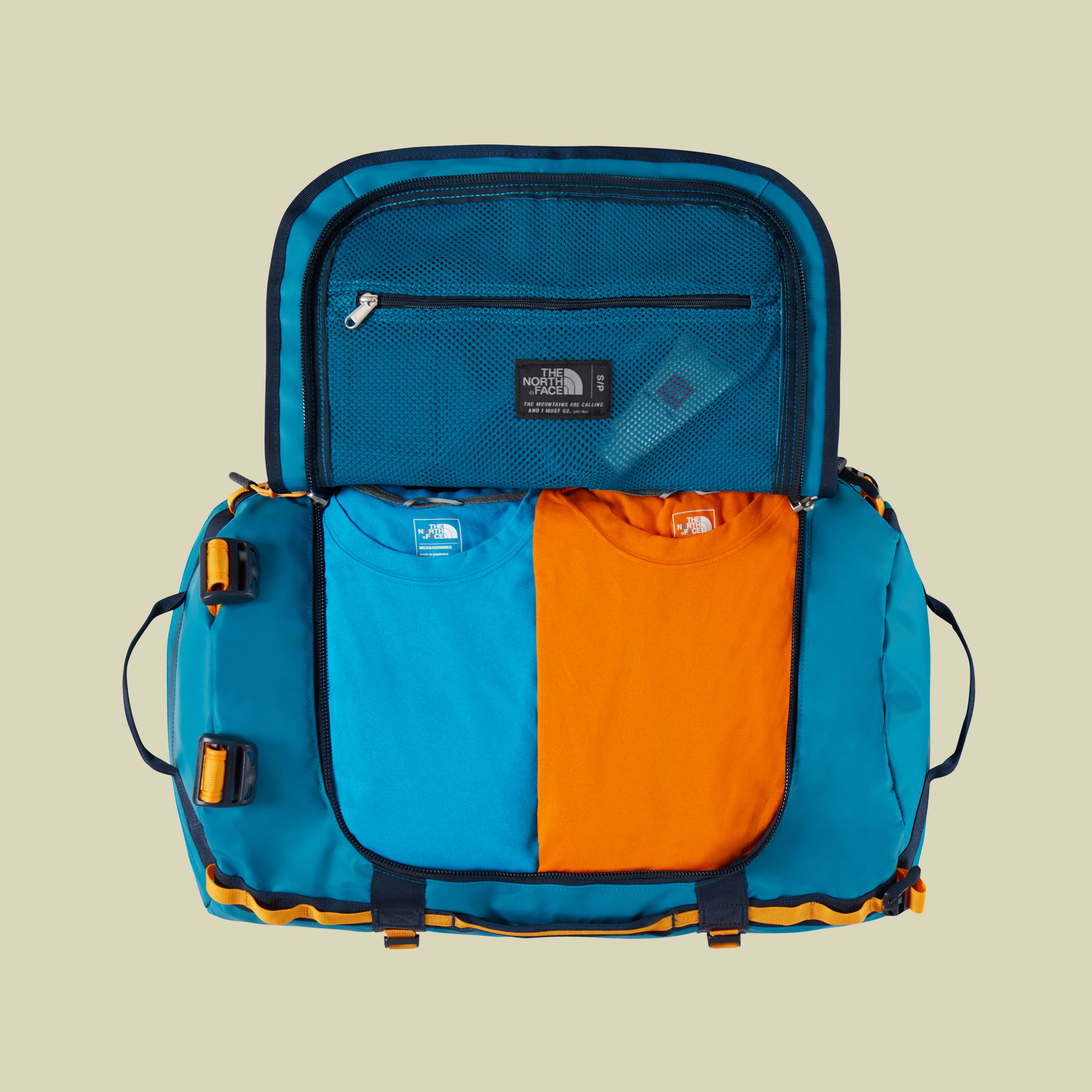 Base Camp Duffel S Volumen 50 Farbe crystal teal/urban navy Base Camp Duffel S Volumen 50 Farbe crystal teal/urban navy