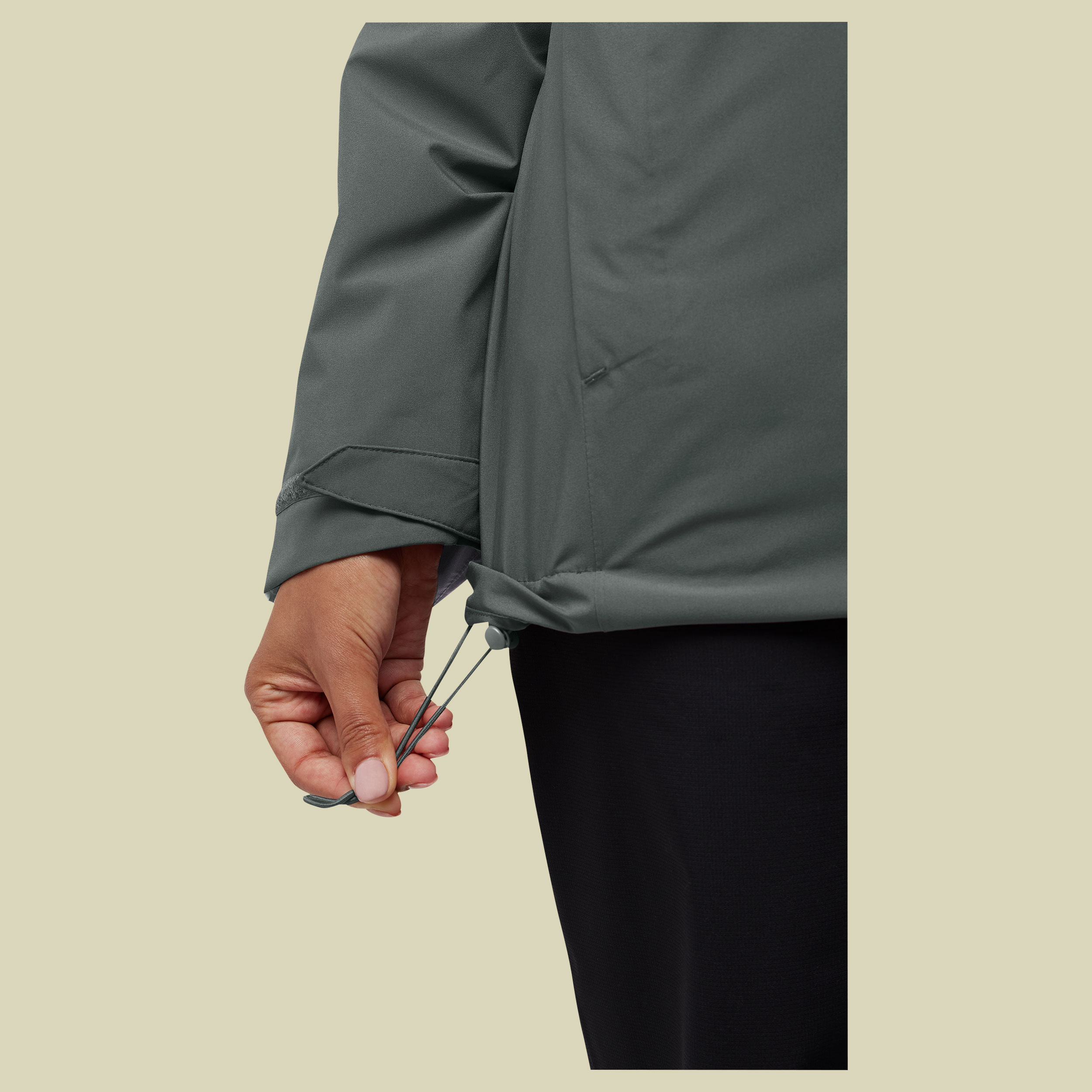 Rotwand 3IN1 Jacket Women XL grün - slate green