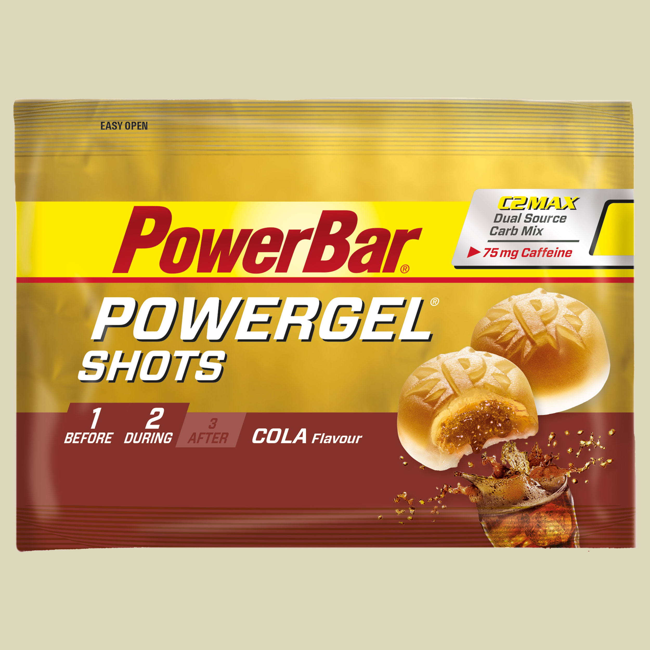 Powergel Shots Geschmack cola & koffein