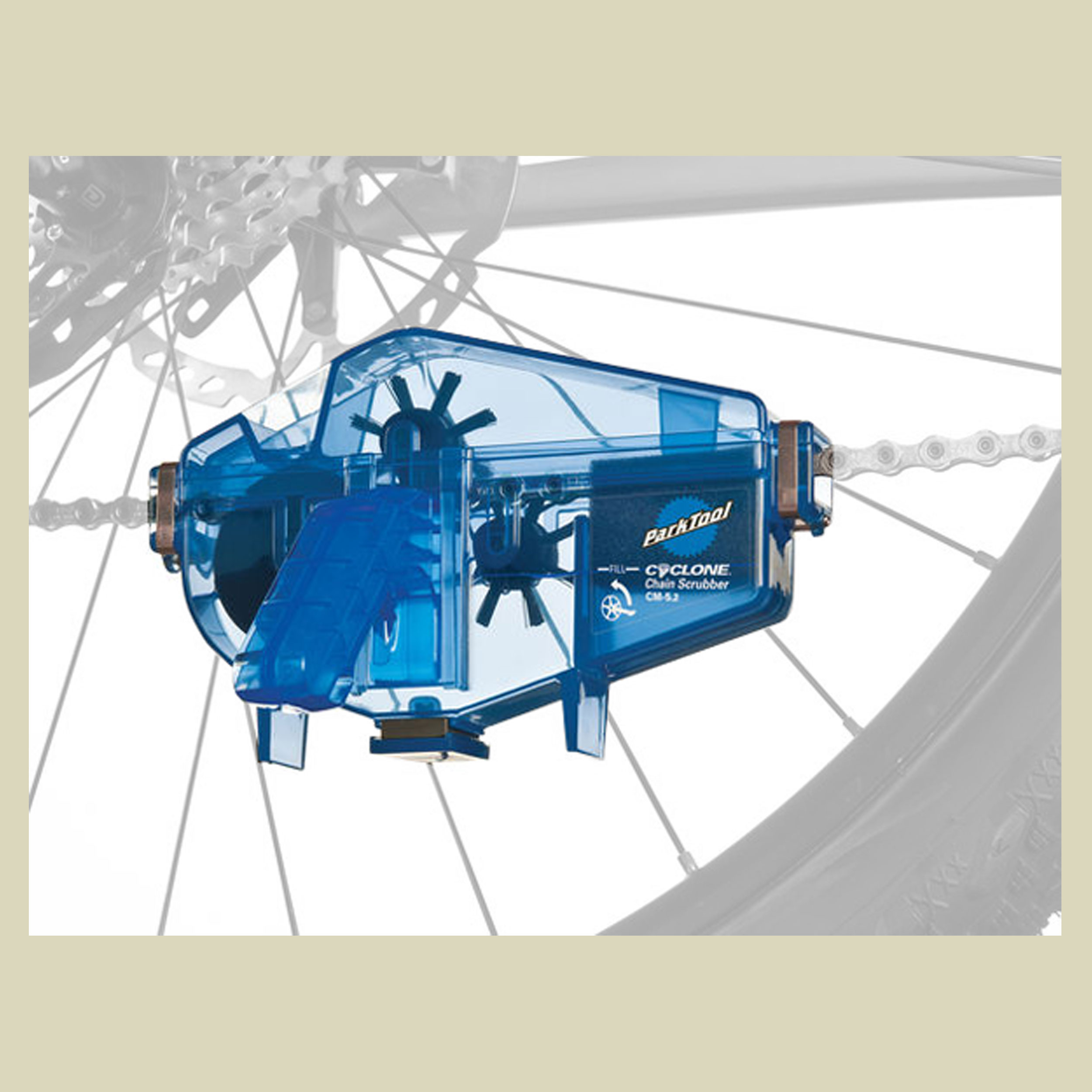 CM-5.2 Kettenreinigungsgerät Farbe blau/transparent