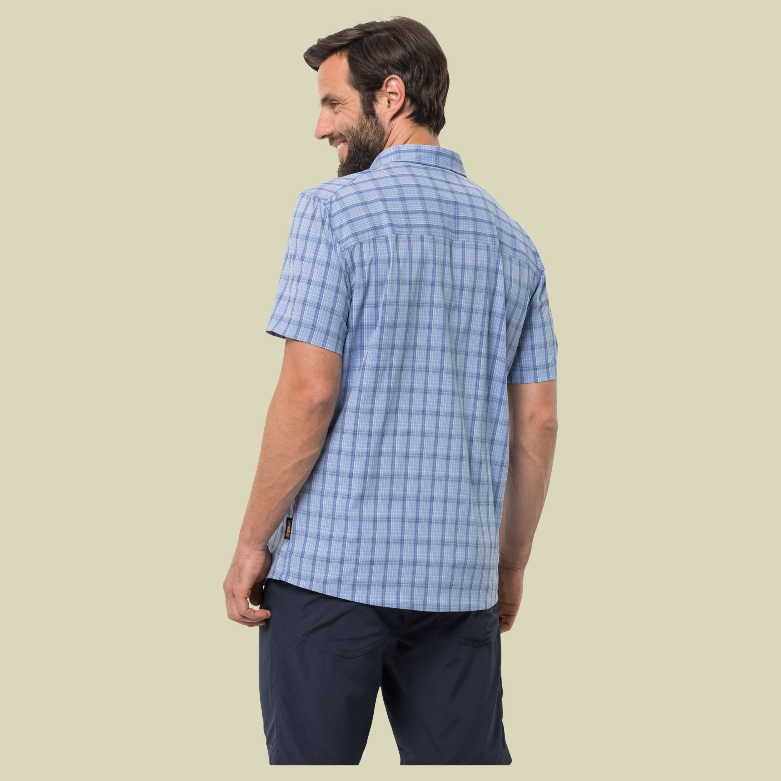 Rays Stretch Vent Shirt Men Größe L Farbe shirt blue checks