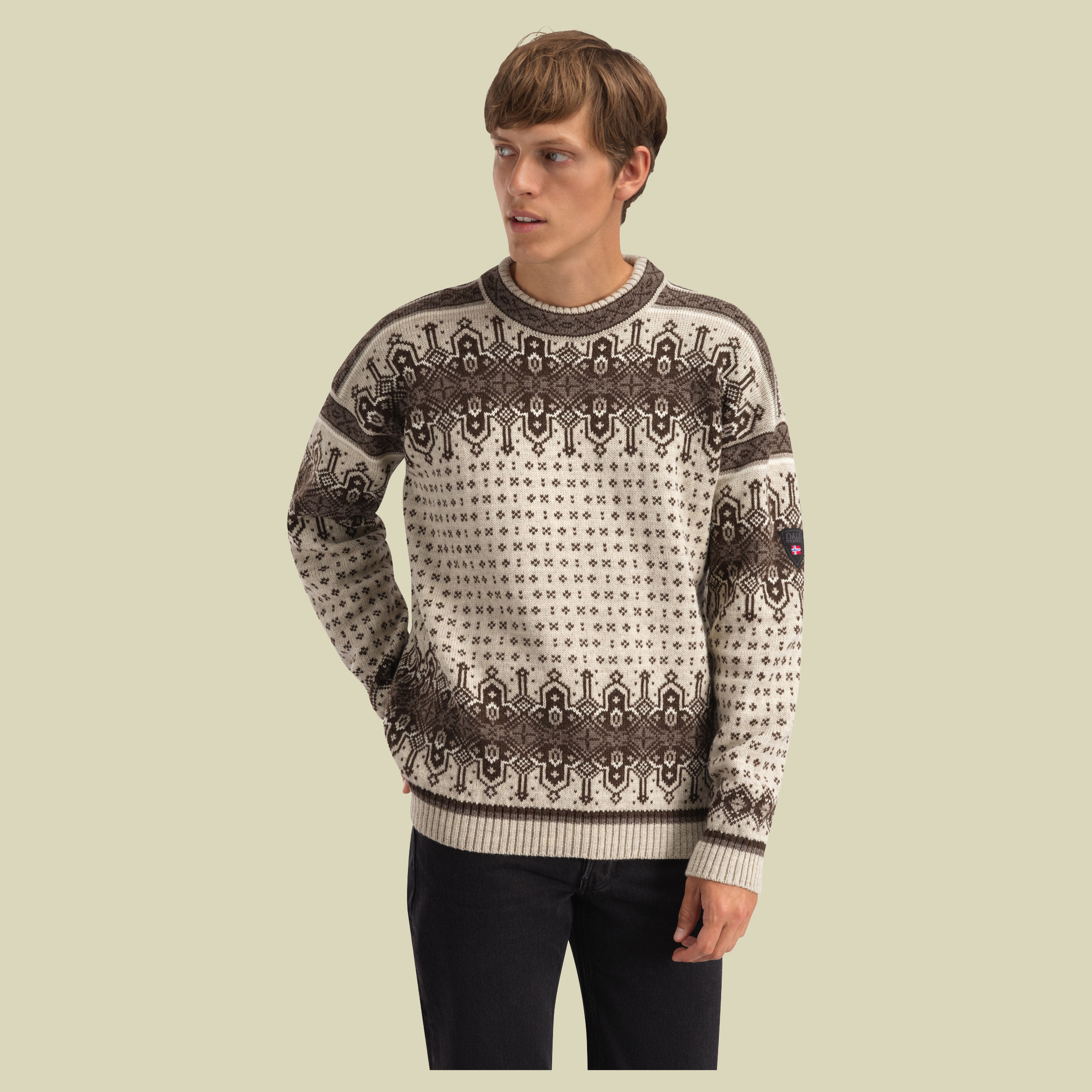 Albertville Masc. Sweater Men XL braun - birch coffee