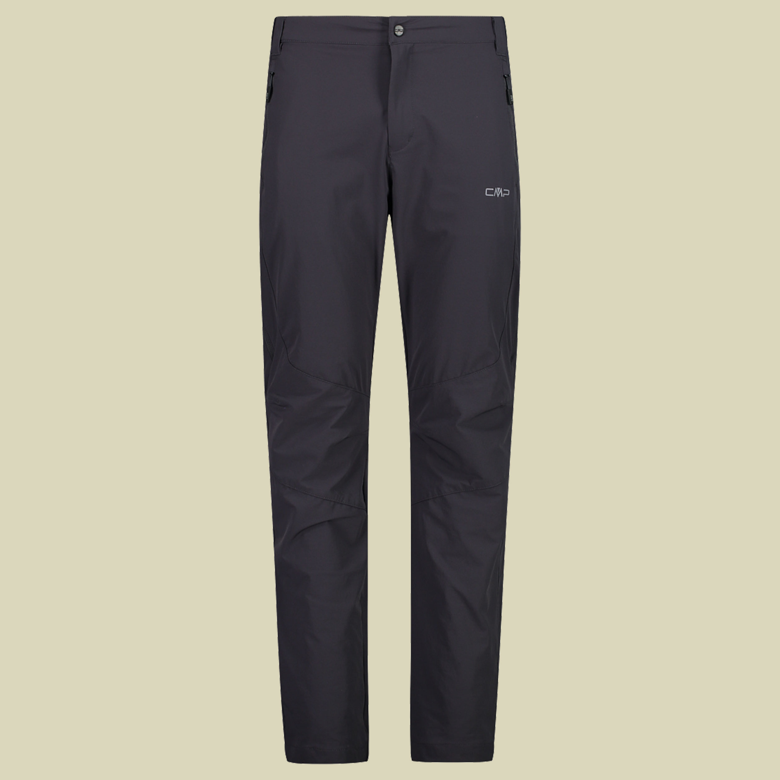 Man Long Pant 48 grau - Farbe antracite-cemento
