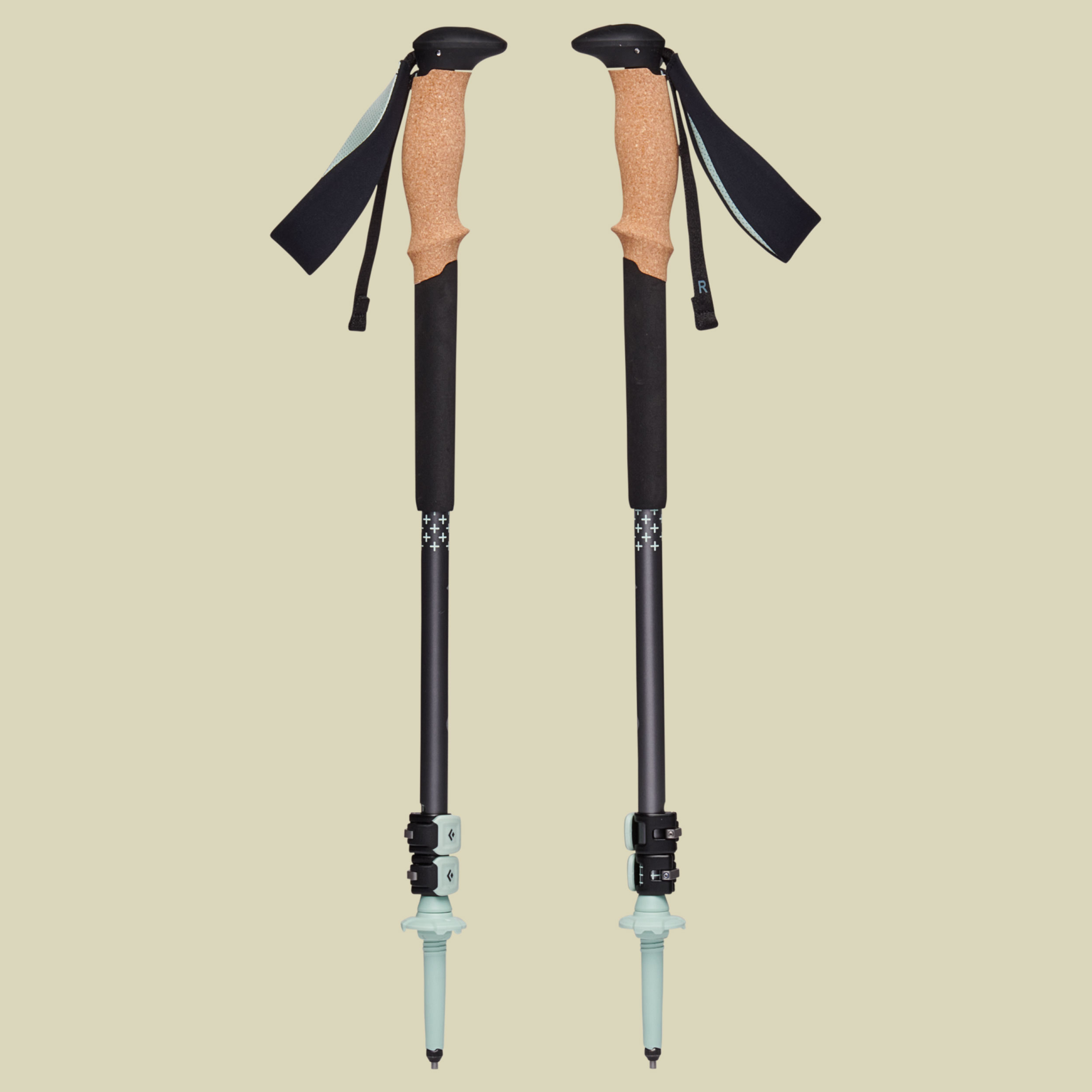 Pursuit Trekking Poles Größe S/M Farbe charcoal-foam green