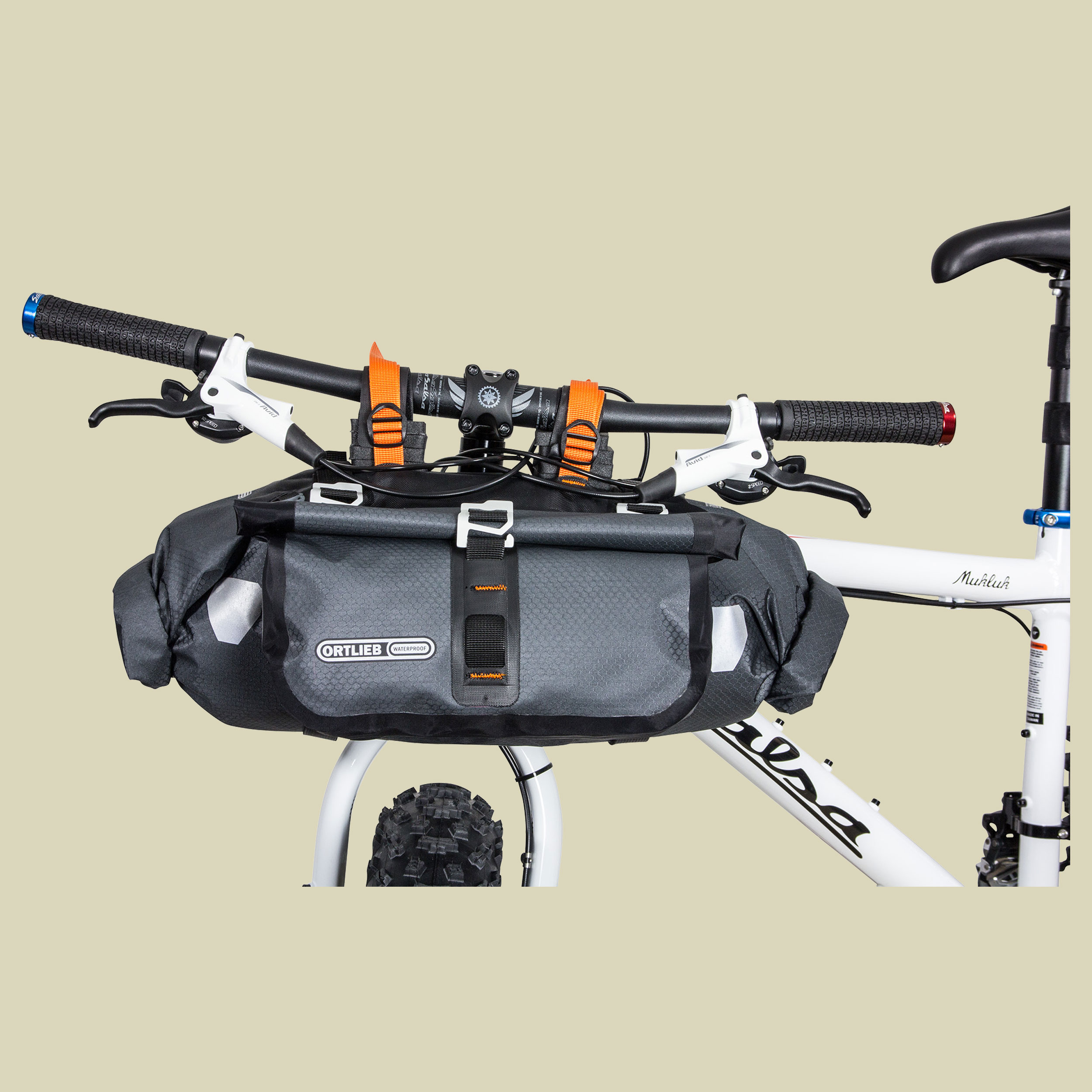 Handlebar-Pack M Volumen 15 Liter Farbe schiefer