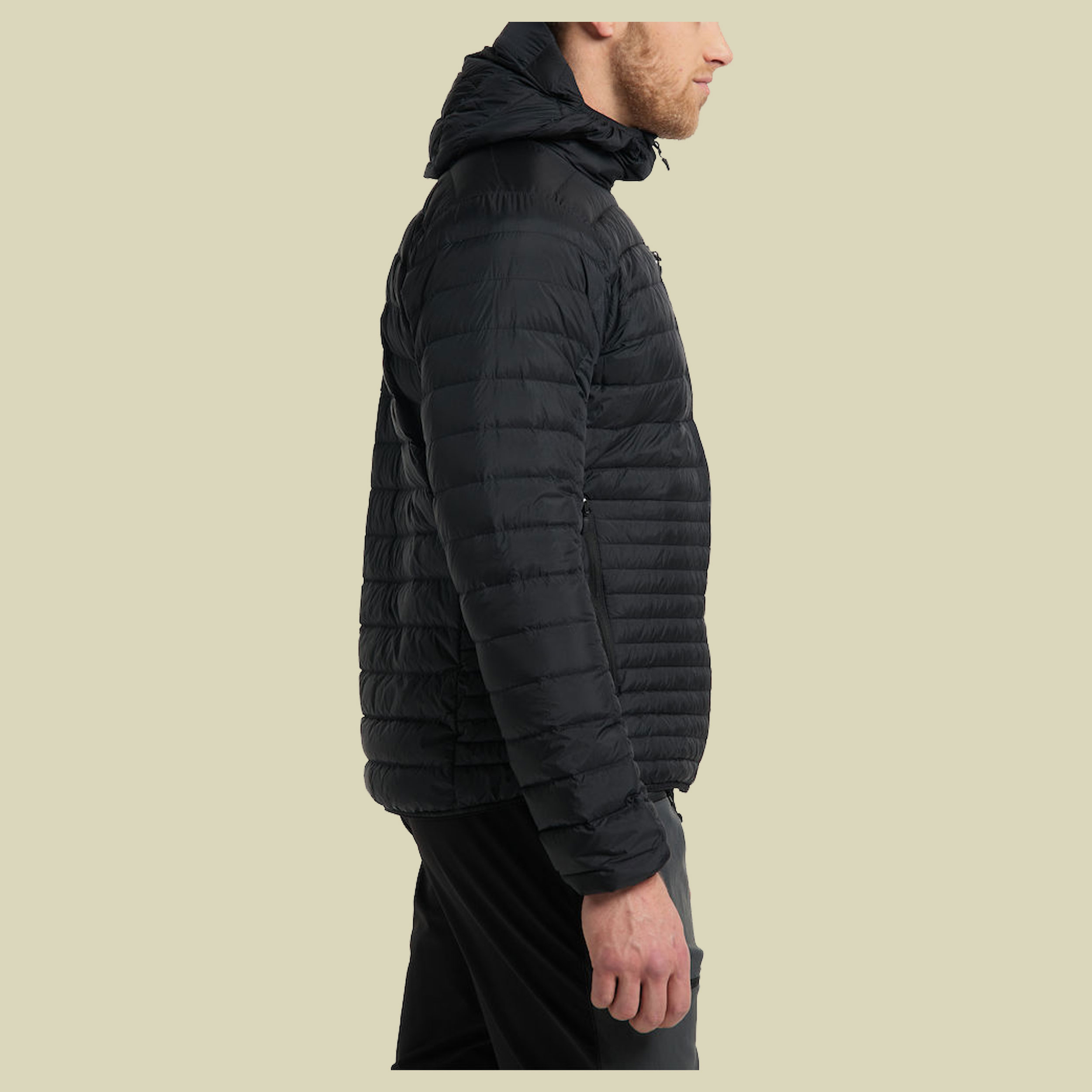 Micro Nordic Down Hood Men Größe M  Farbe true black