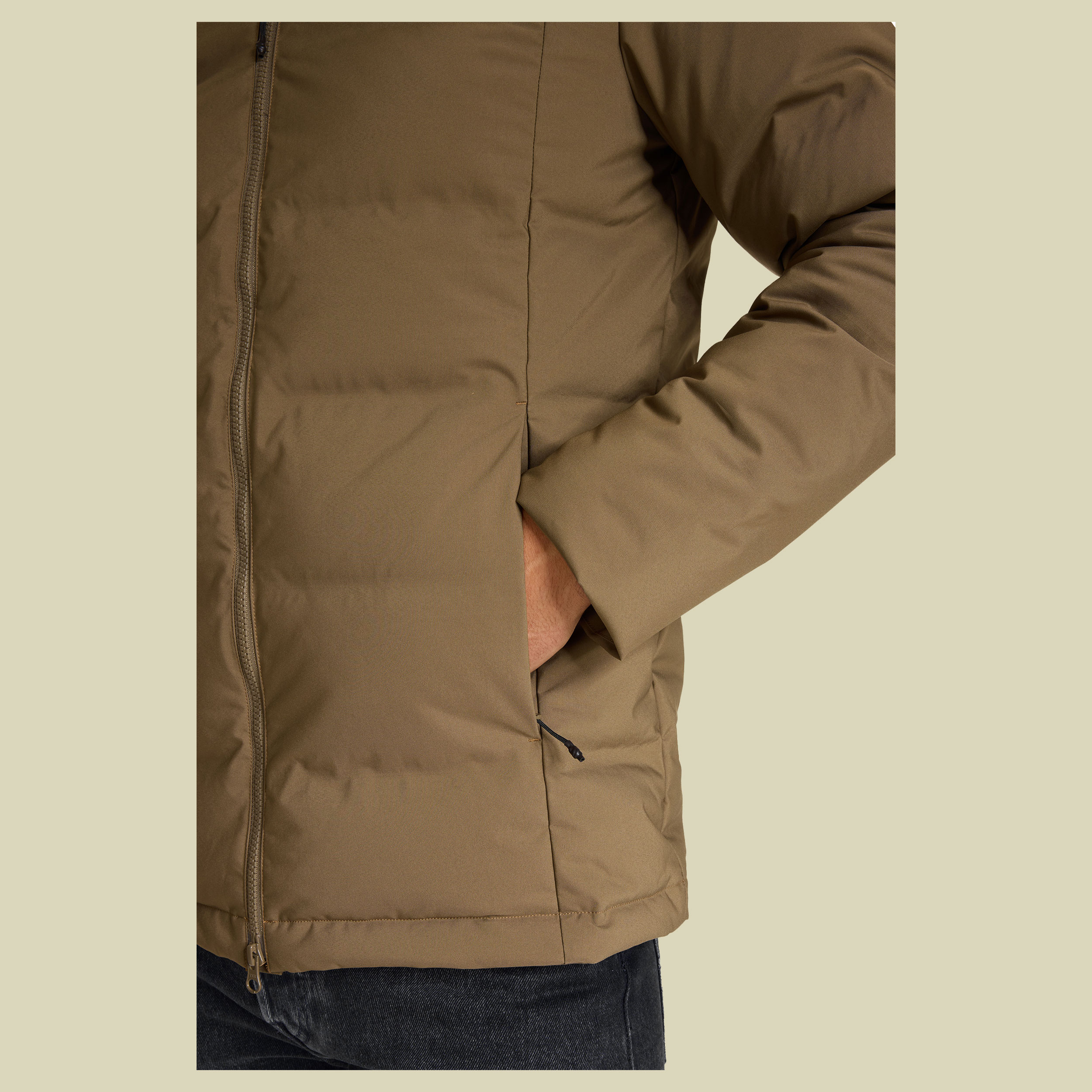 Akkarvik Bonded Down Jacket Men braun XL - capers
