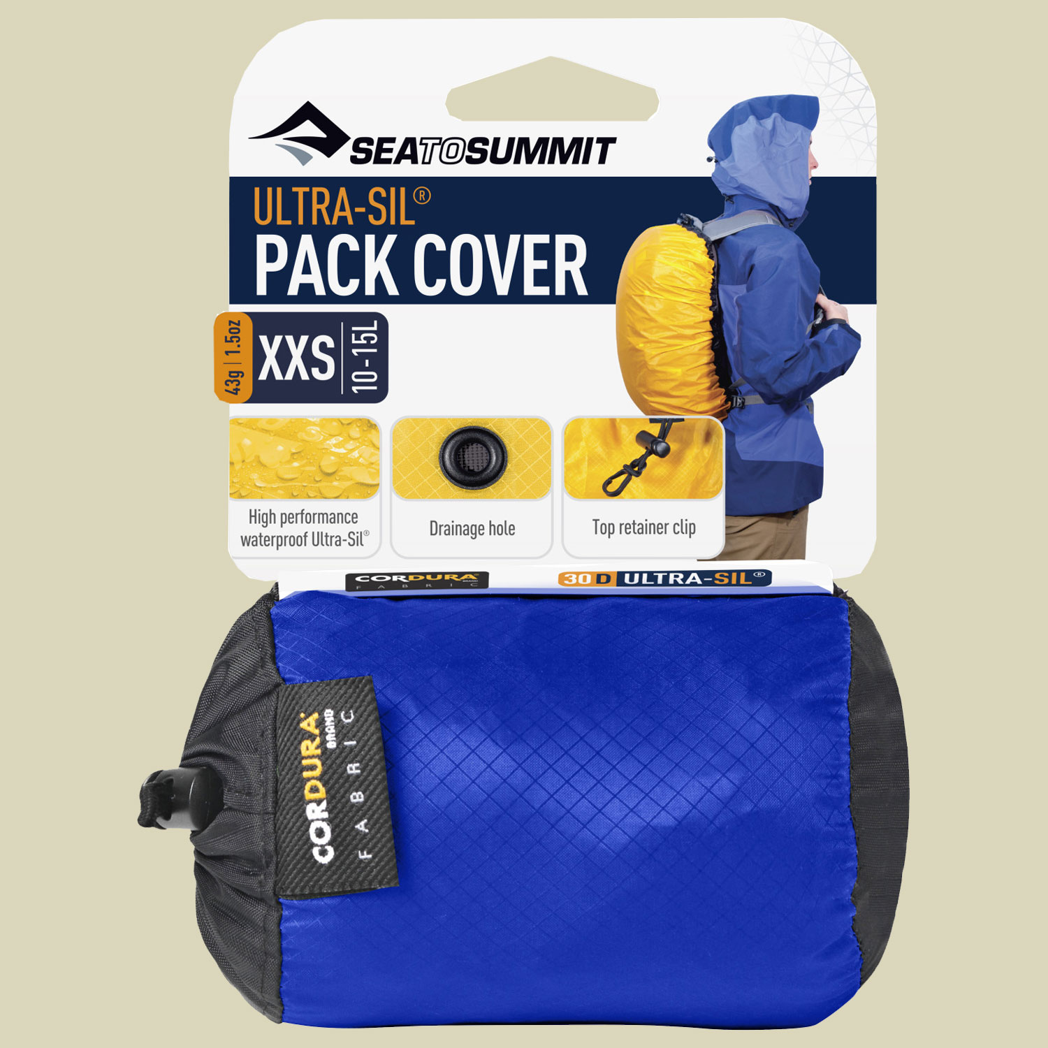 Ultra-Sil Pack Cover Größe xxs Farbe blue