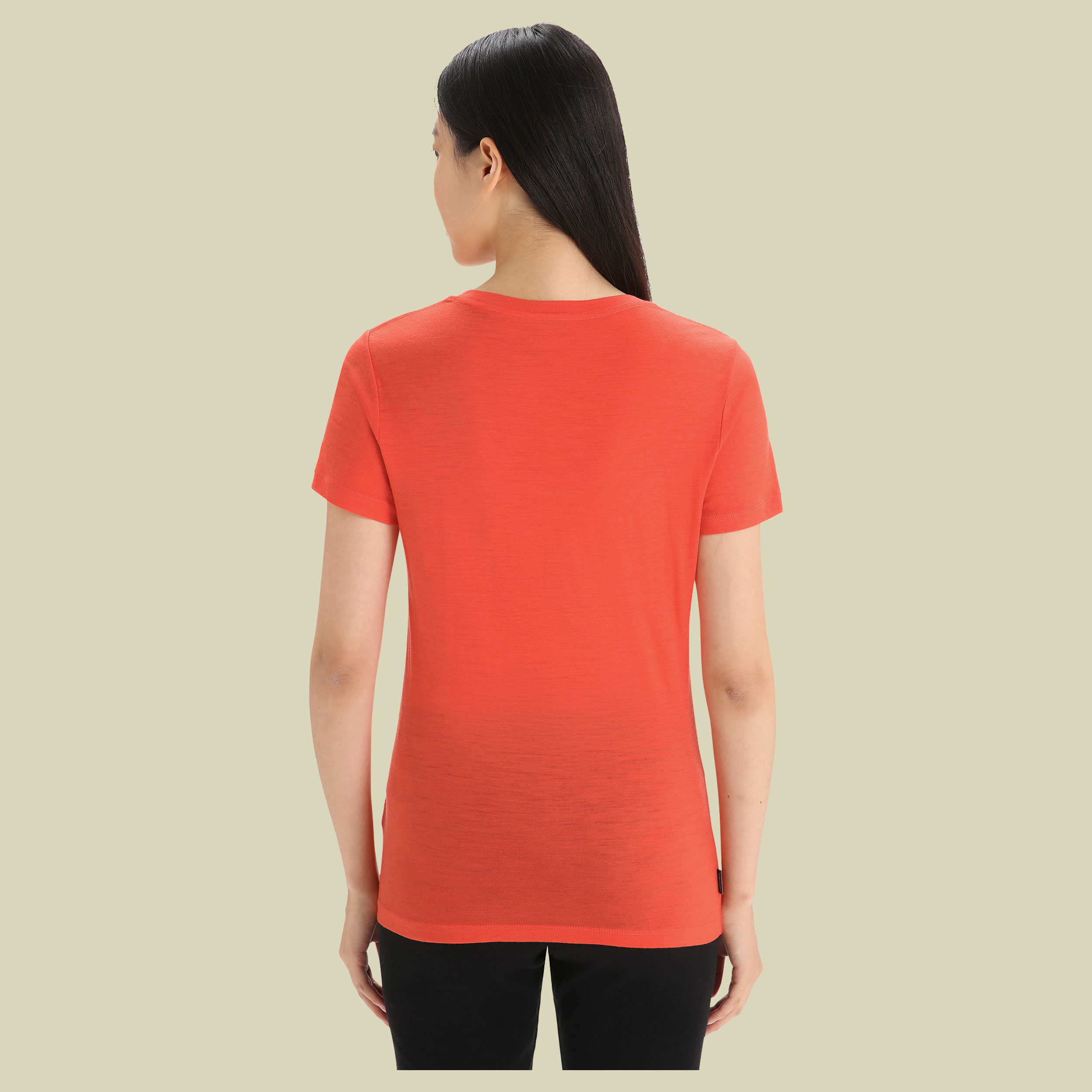 Tech Lite II SS Scoop Graphic Collection Women Größe S Farbe plume-vibrant earth