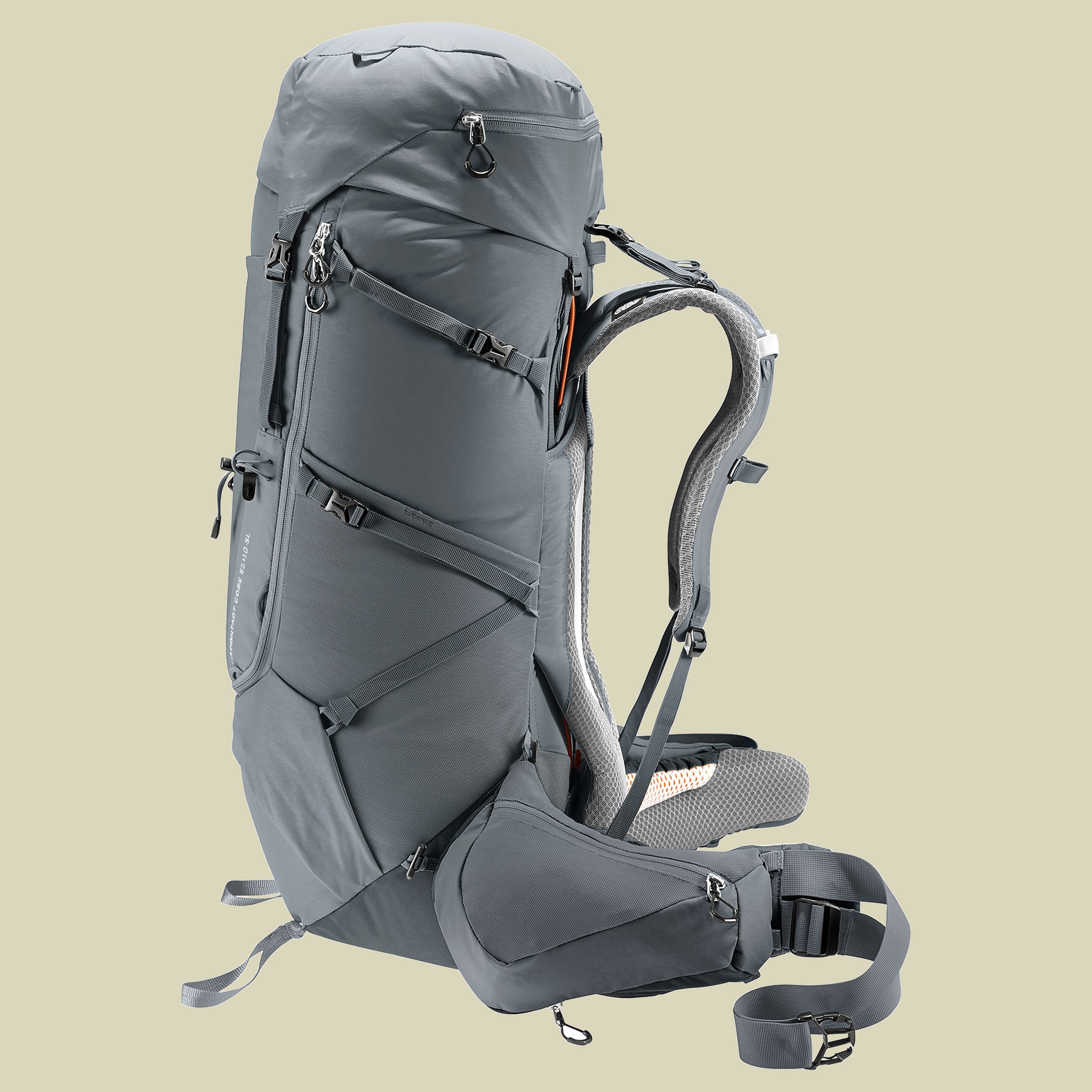 Aircontact Core 55+10 SL Women grau 55 L + 10 L - Farbe graphite-black