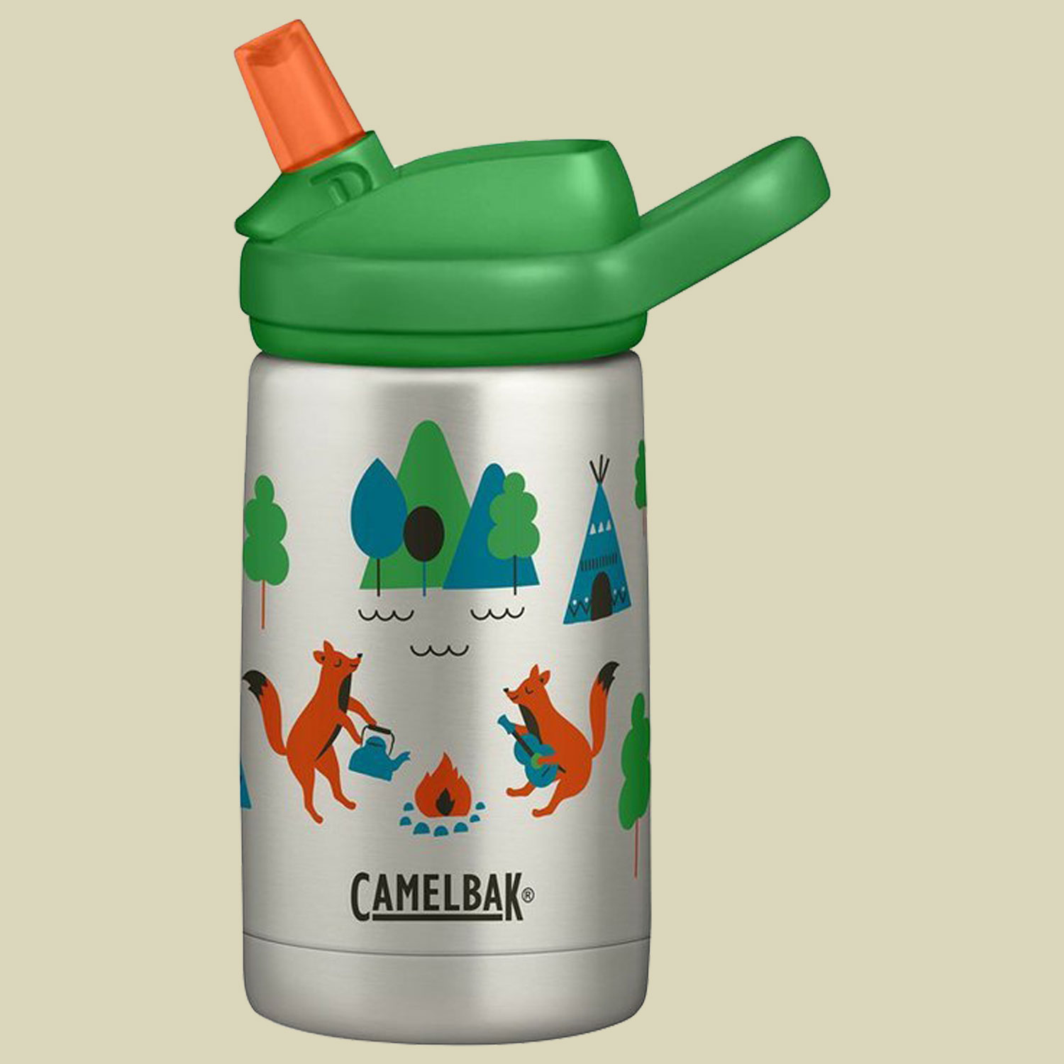 Eddy Kids Vacuum Stainless Volumen 350 Farbe camping foxes