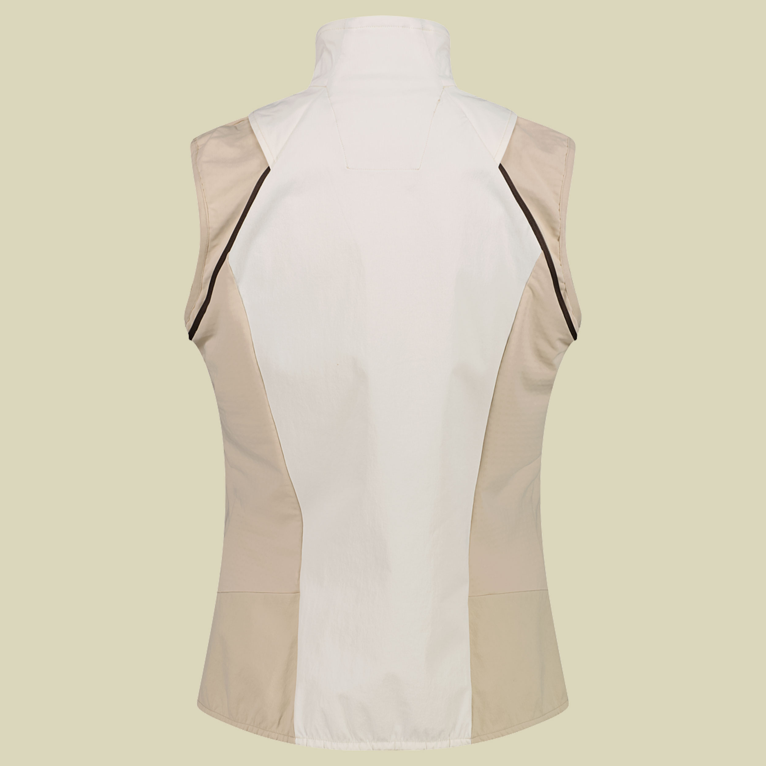 Woman Jacket Hybrid with detachable sleeves 44 beige - Farbe offwhite