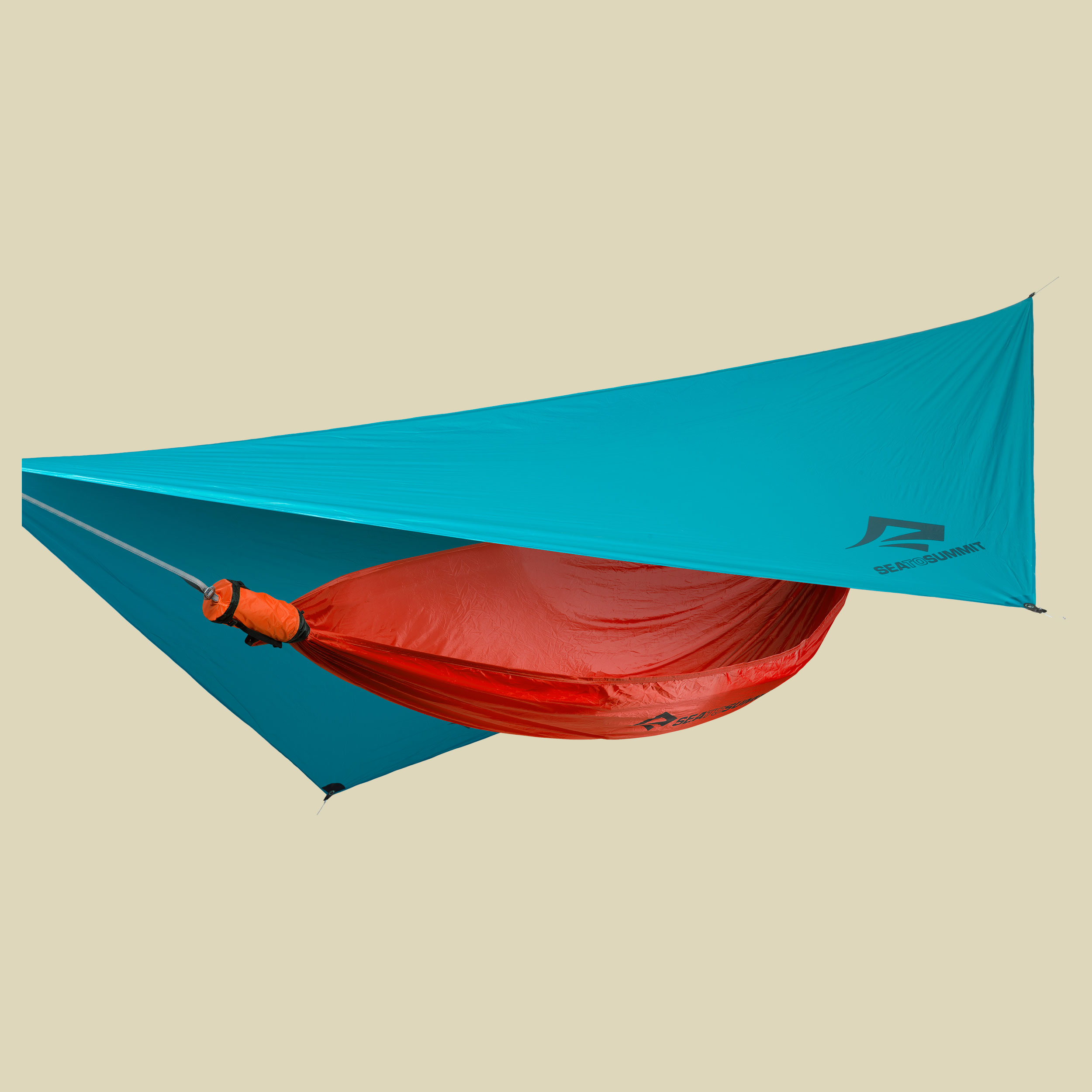 Hammock Ultralight Tarp 15D Größe 3,6 x 2,8 m Farbe blue