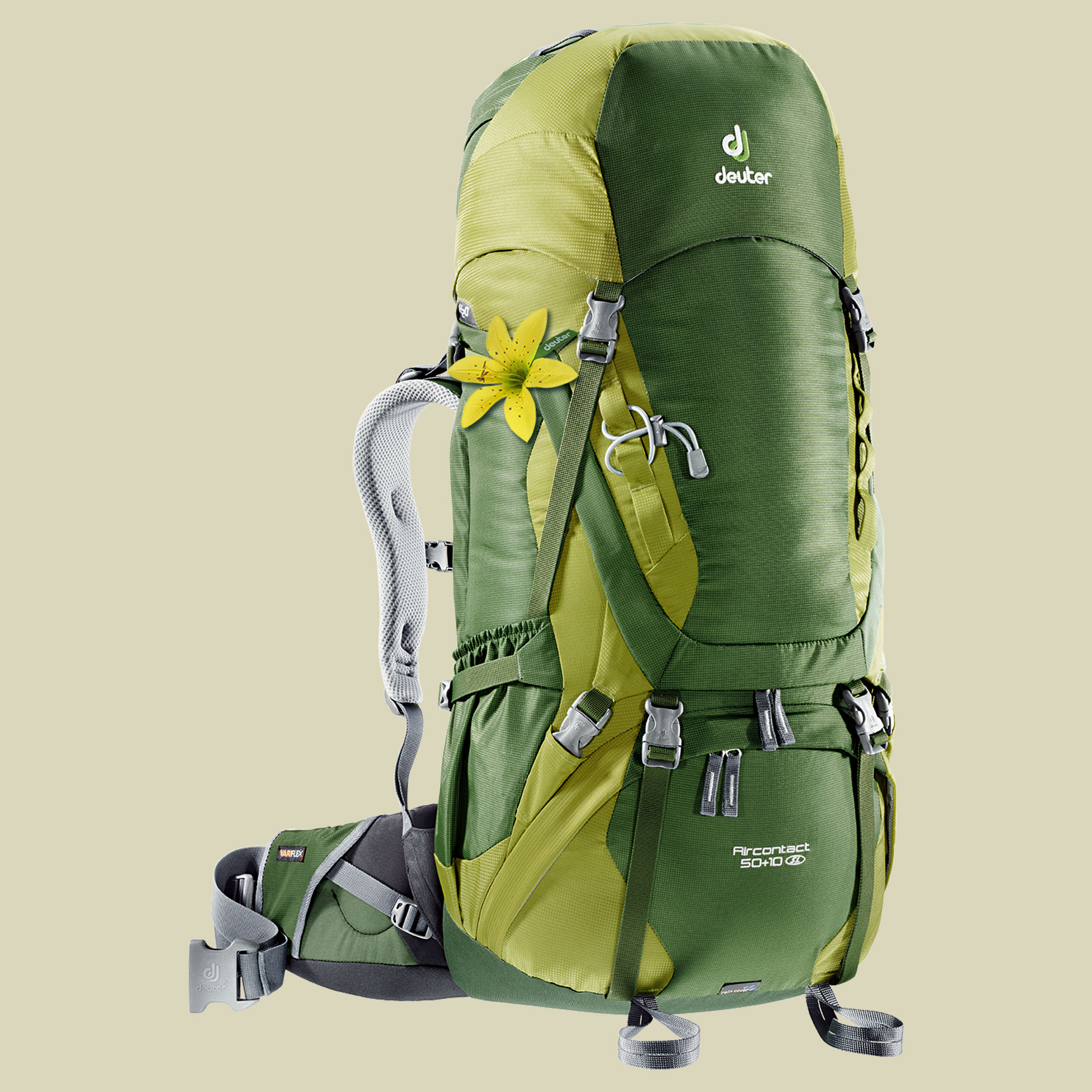 Aircontact 50 + 10 SL Women Volumen 50 L + 10 L Farbe pine-moss
