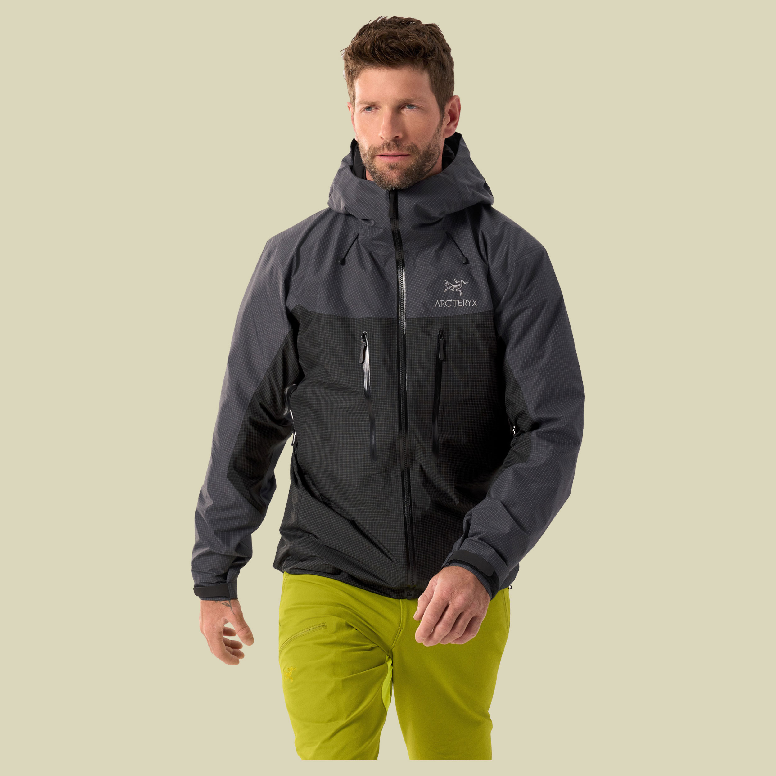 Alpha Jacket Men XL grau- graphite/black