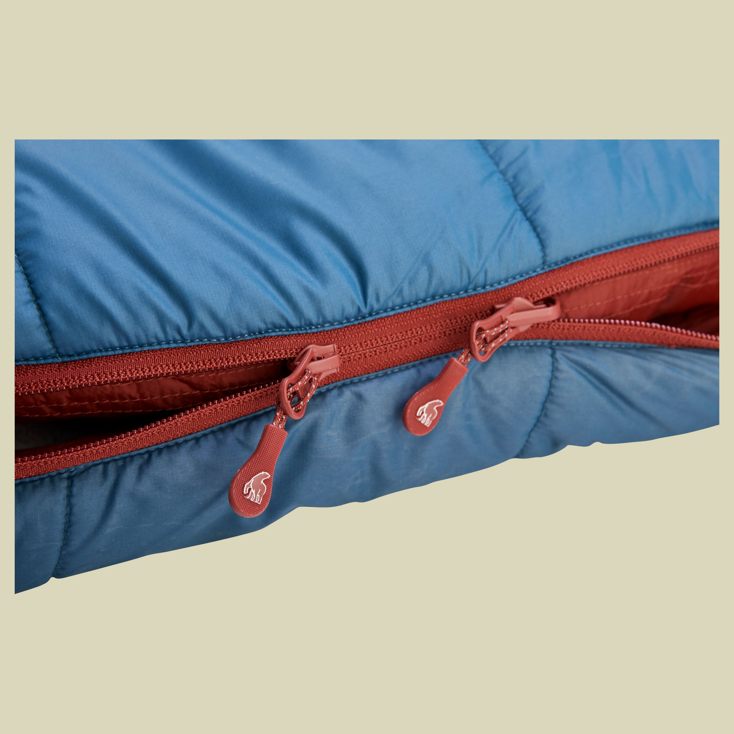 PUK Junior Sleeping Bag Körpergröße:130 bis 170 cm Farbe majolica blue