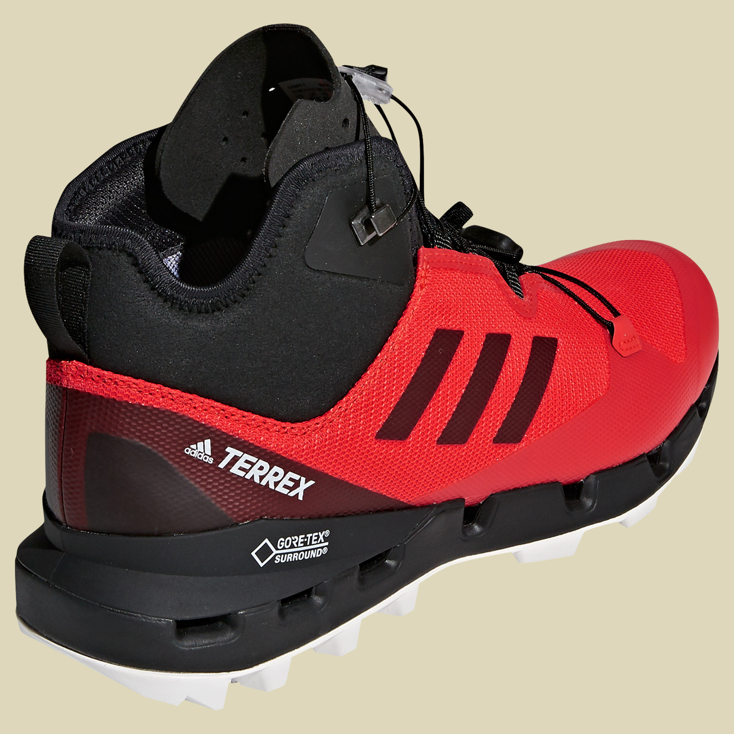 Terrex Fast Mid GTX-Surround Men Größe UK 7,5 Farbe hires red/core black/grey one