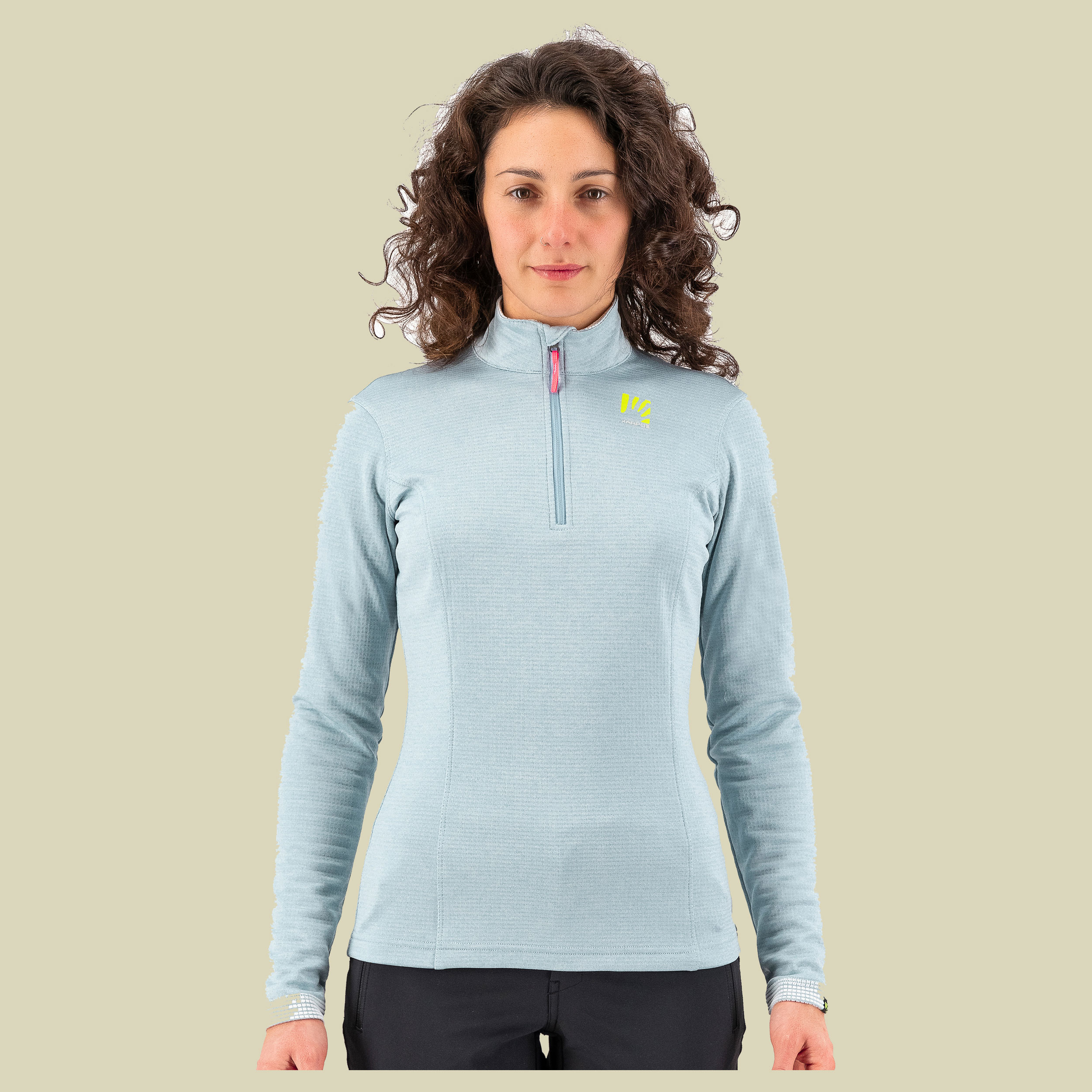 Pizzocco Half Zip Women Größe XL Farbe dusty blue