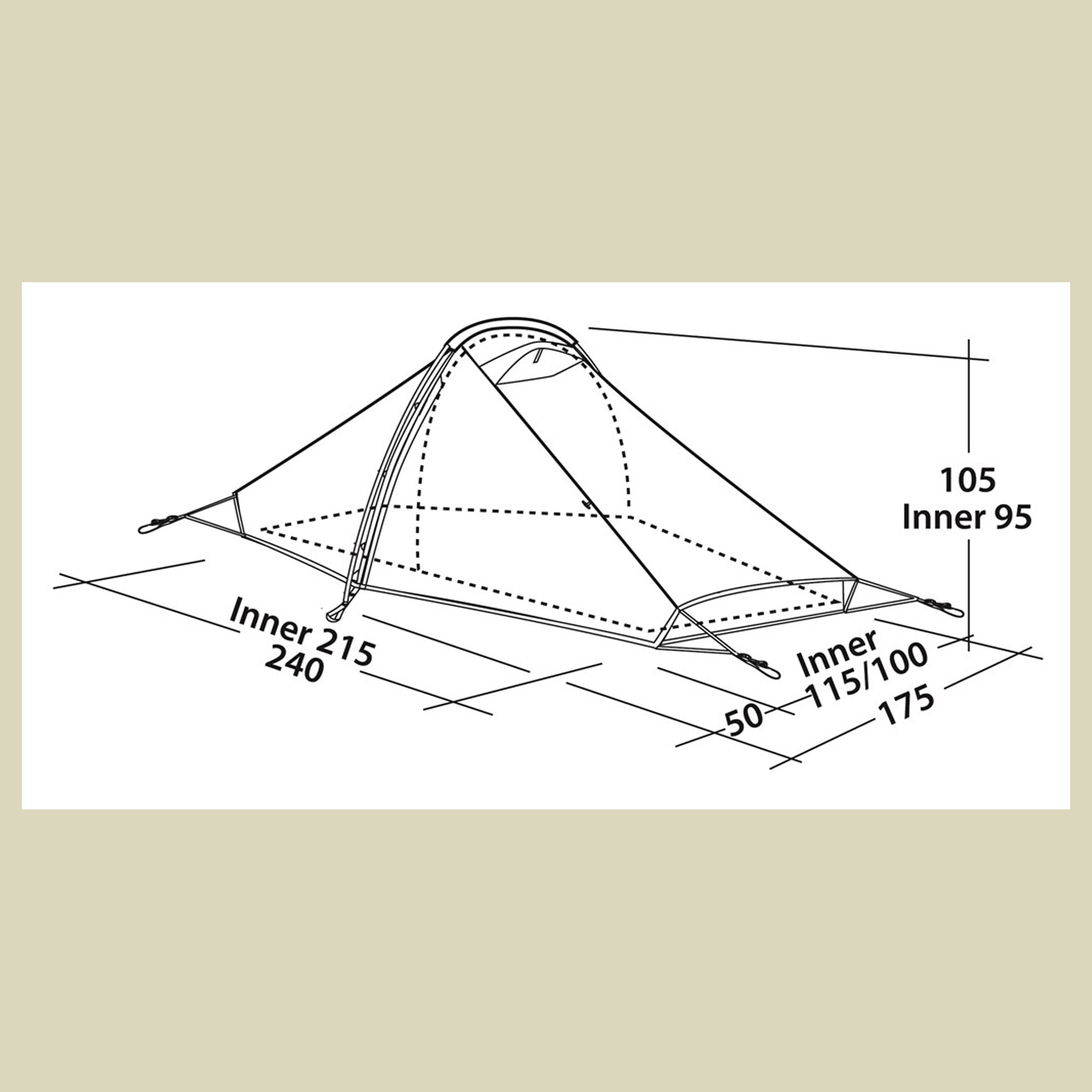 Starlight 2 Tunnelzelt 2 Personen
