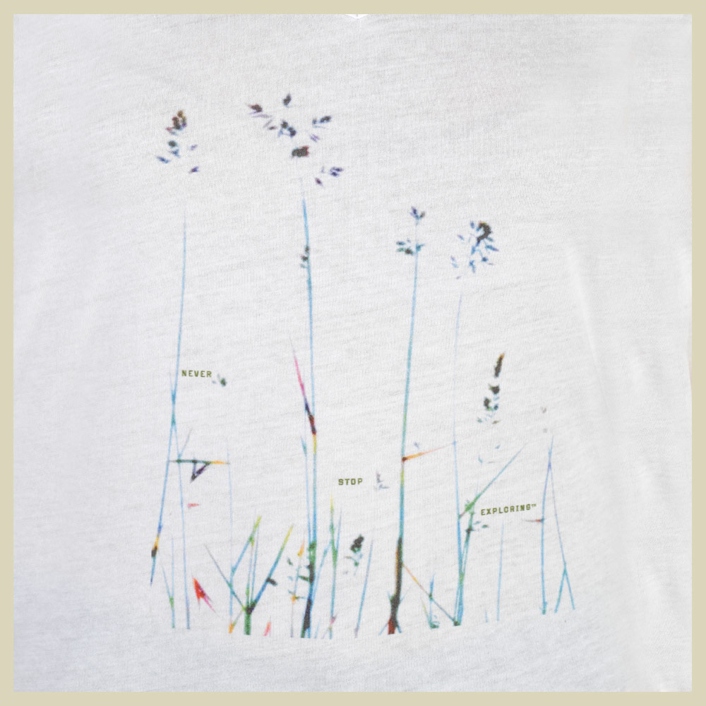 S/S Nse Hidden Camo Print Tee Women Größe XS Farbe white