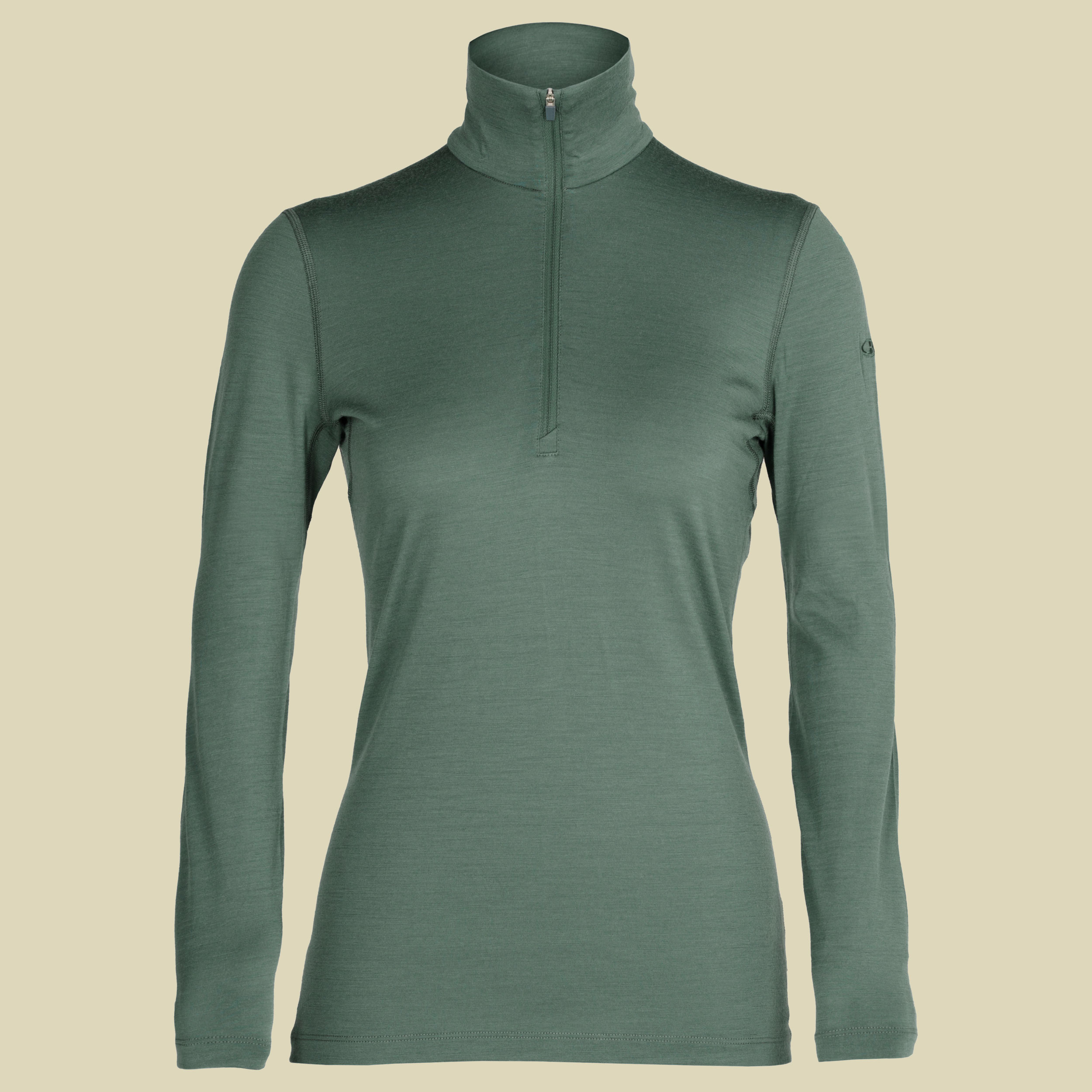200 Oasis LS Half Zip Women Größe L  Farbe sage