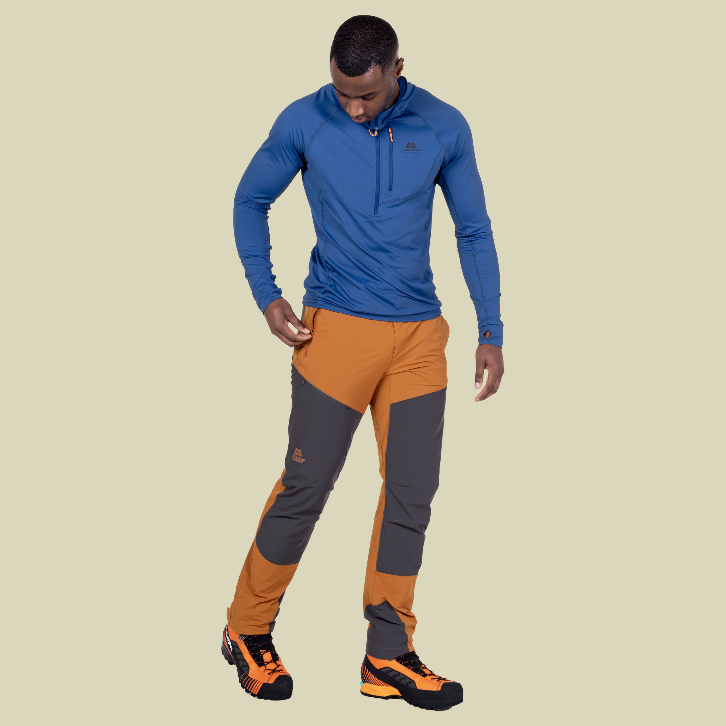 Ibex Alpine Pant Men 34 mehrfarbig - Ccafe/anvil grey