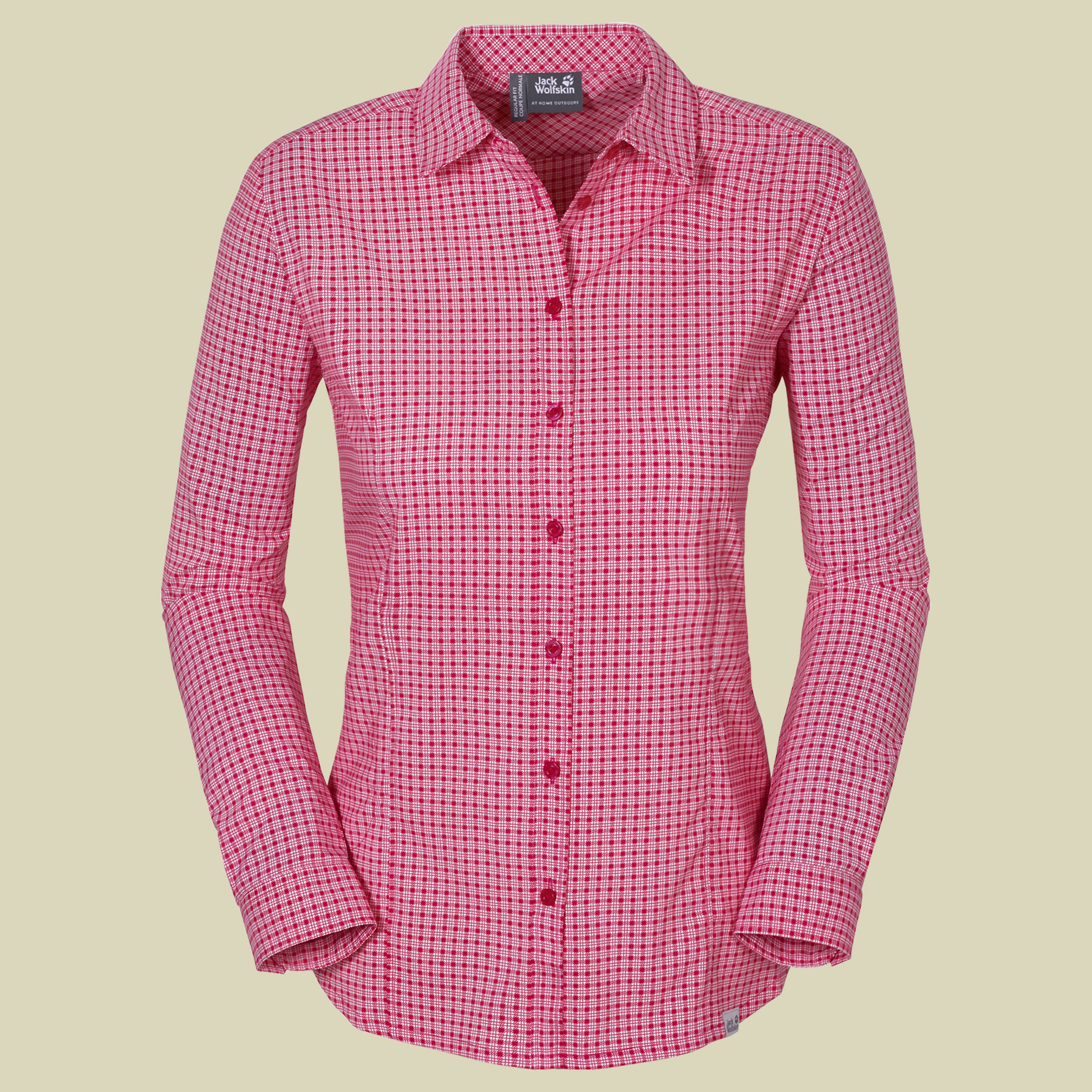 Kiribati Shirt Women Größe XS Farbe azalea red checks
