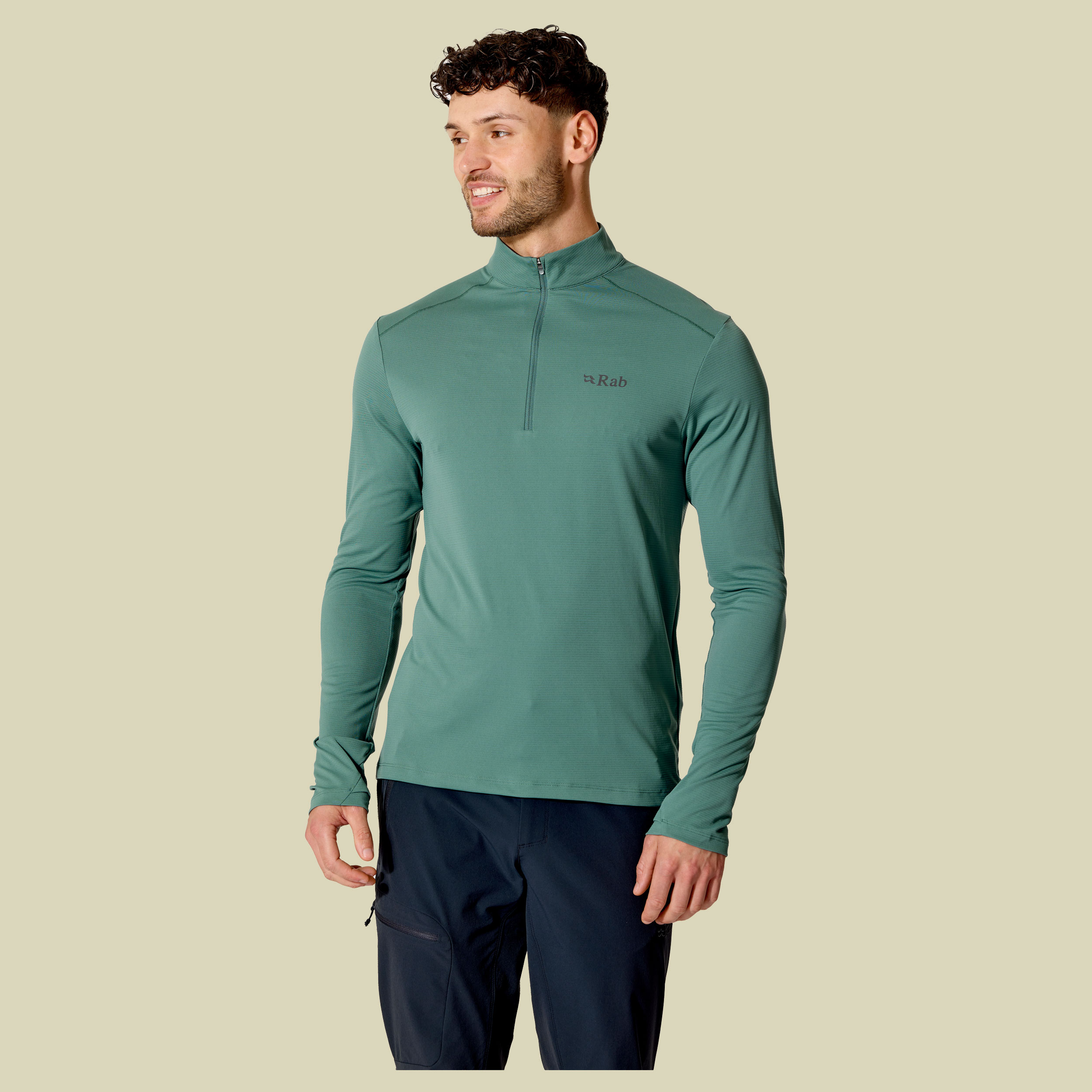 Force LS Zip Men XXL grün - sage