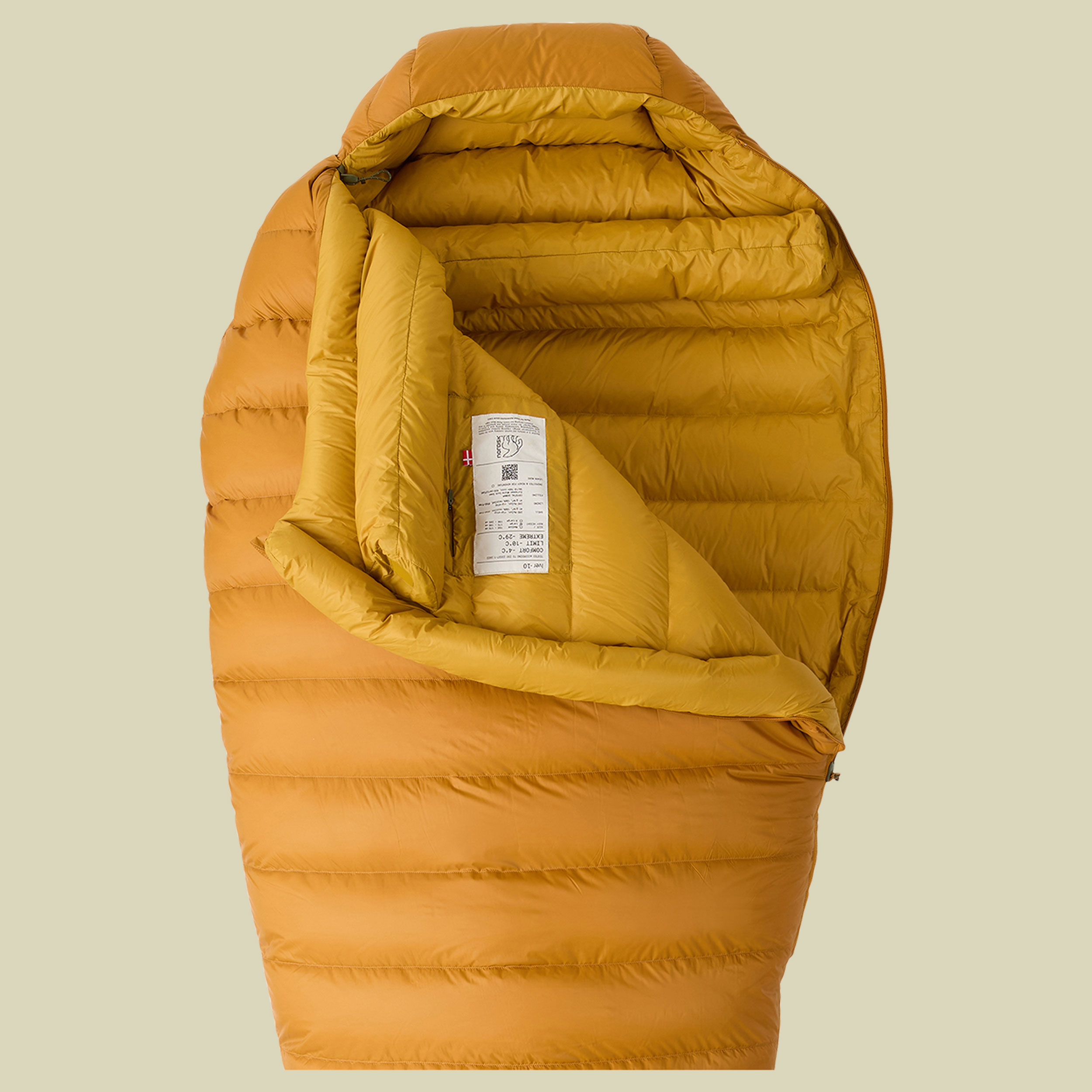 Iver -10 Mummy Sleeping Bag 205 cm (XL) links - buckthorn brown
