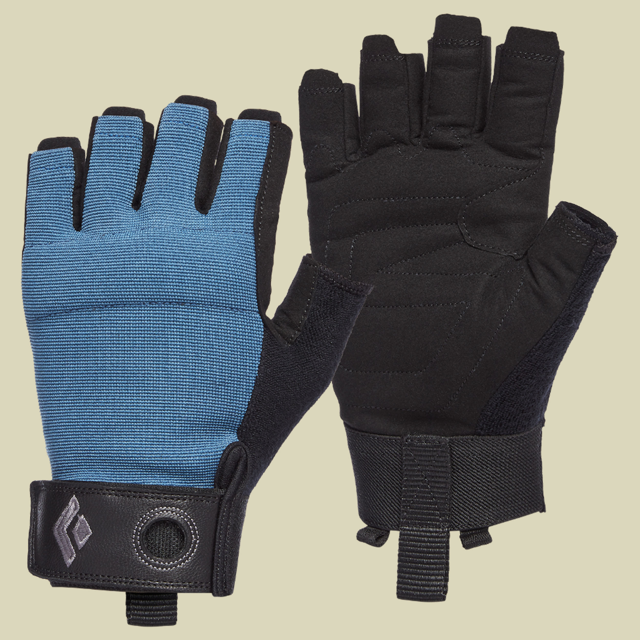 Crag Half-Finger Gloves Men astral blue XL