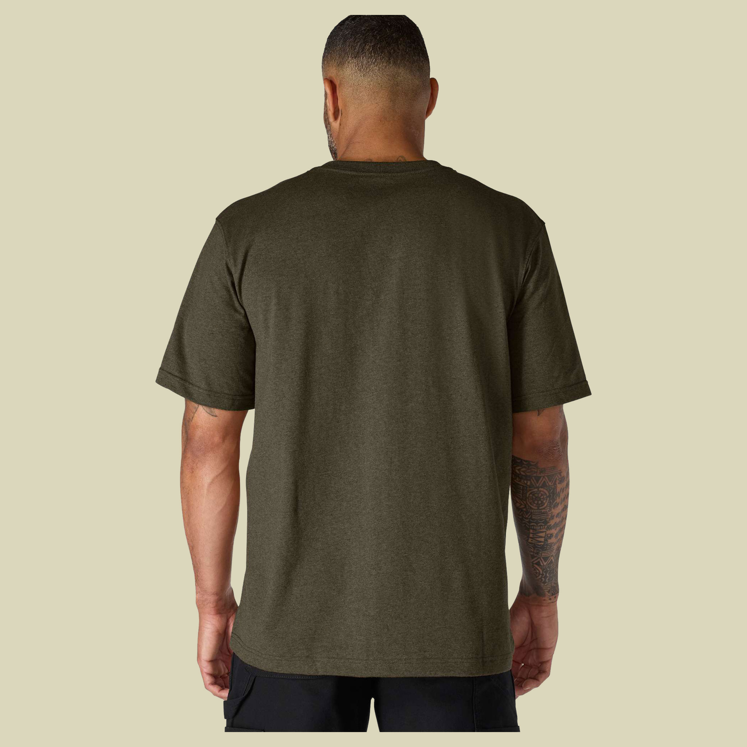 Relaxed Pocket T-Shirt Men XL braun - Farbe burnished logs heather