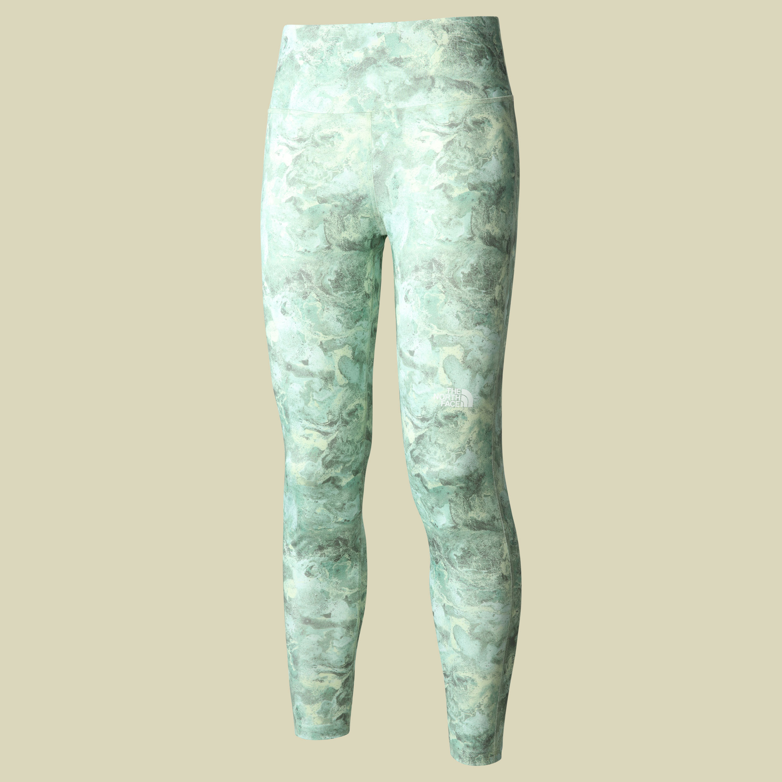 Flex High Rise 7/8 Tight Women Größe S Farbe lime cream grit/texture print